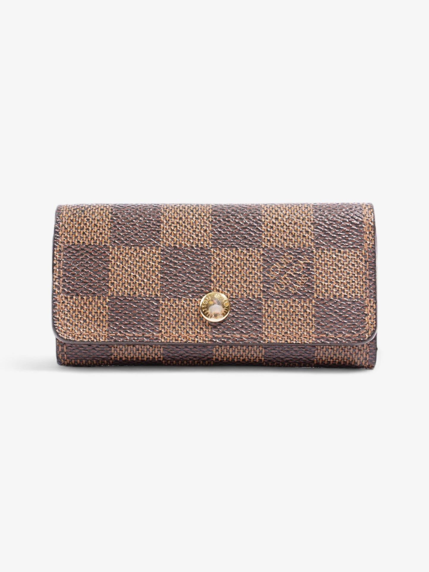 Louis Vuitton 4 Holder Ebene Coated Damier Canvas Coated Canvas Apparel