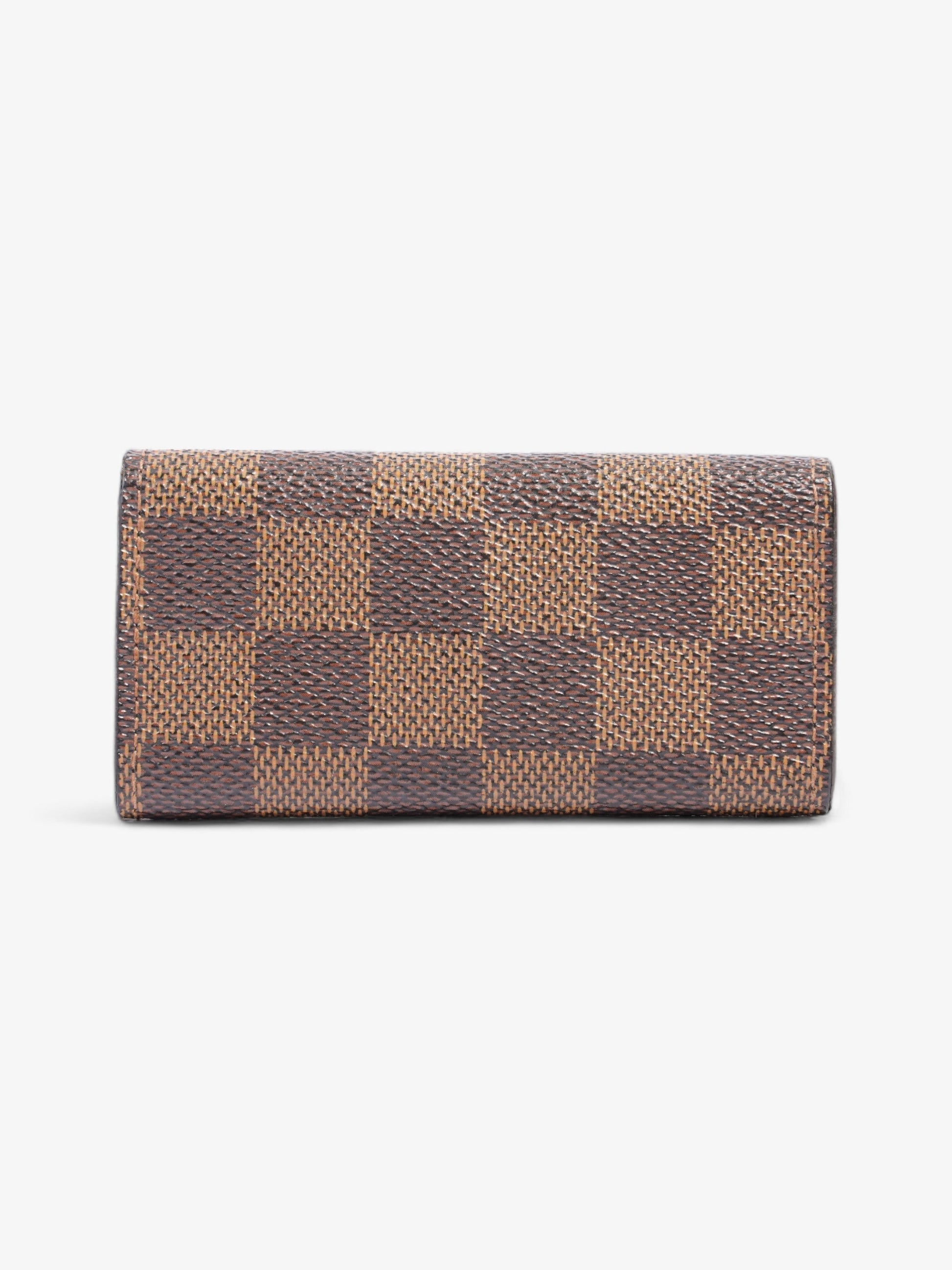 Louis Vuitton 4 Holder Ebene Coated Damier Canvas Coated Canvas Apparel