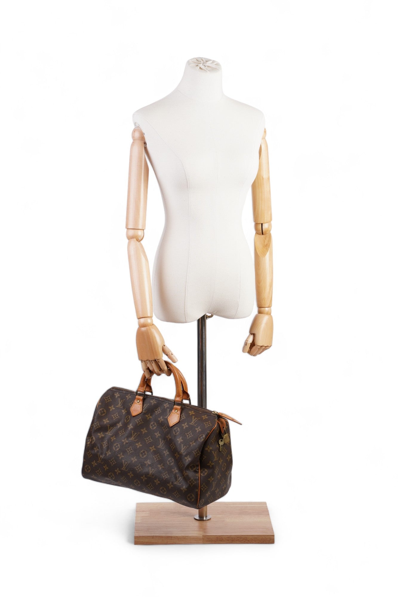 Louis Vuitton Speedy Coated 35 Monogram Canvas Coated Canvas Apparel Canvas 89
