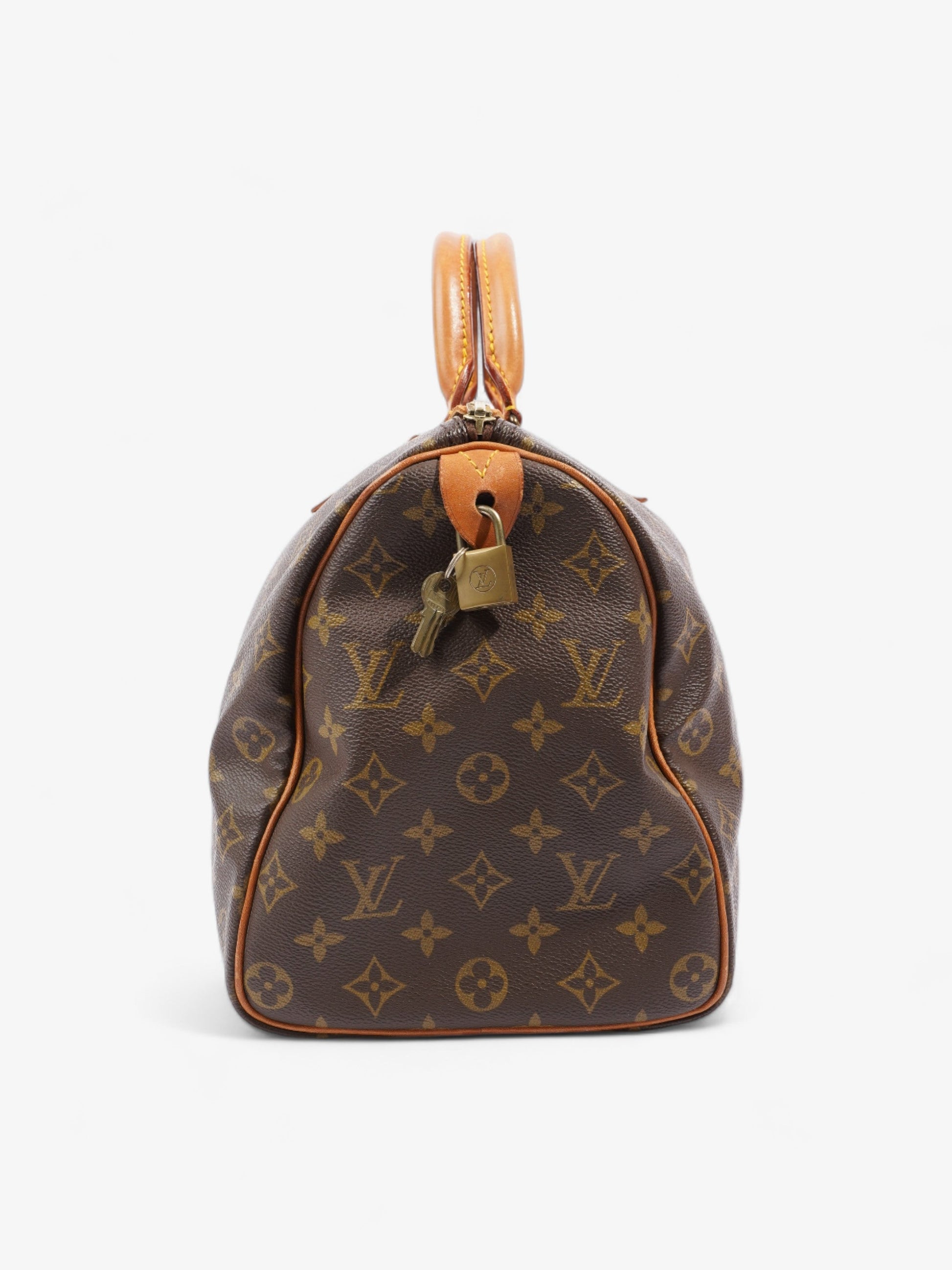 Louis Vuitton Speedy Coated 35 Monogram Canvas Coated Canvas Apparel Canvas 89