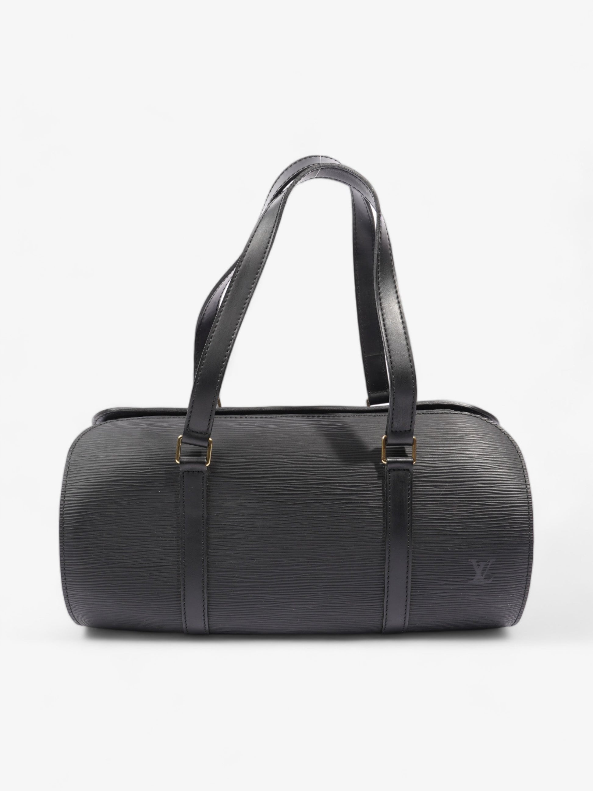 Louis Vuitton Soufflot Black Leather Epi Handbag Leather 2