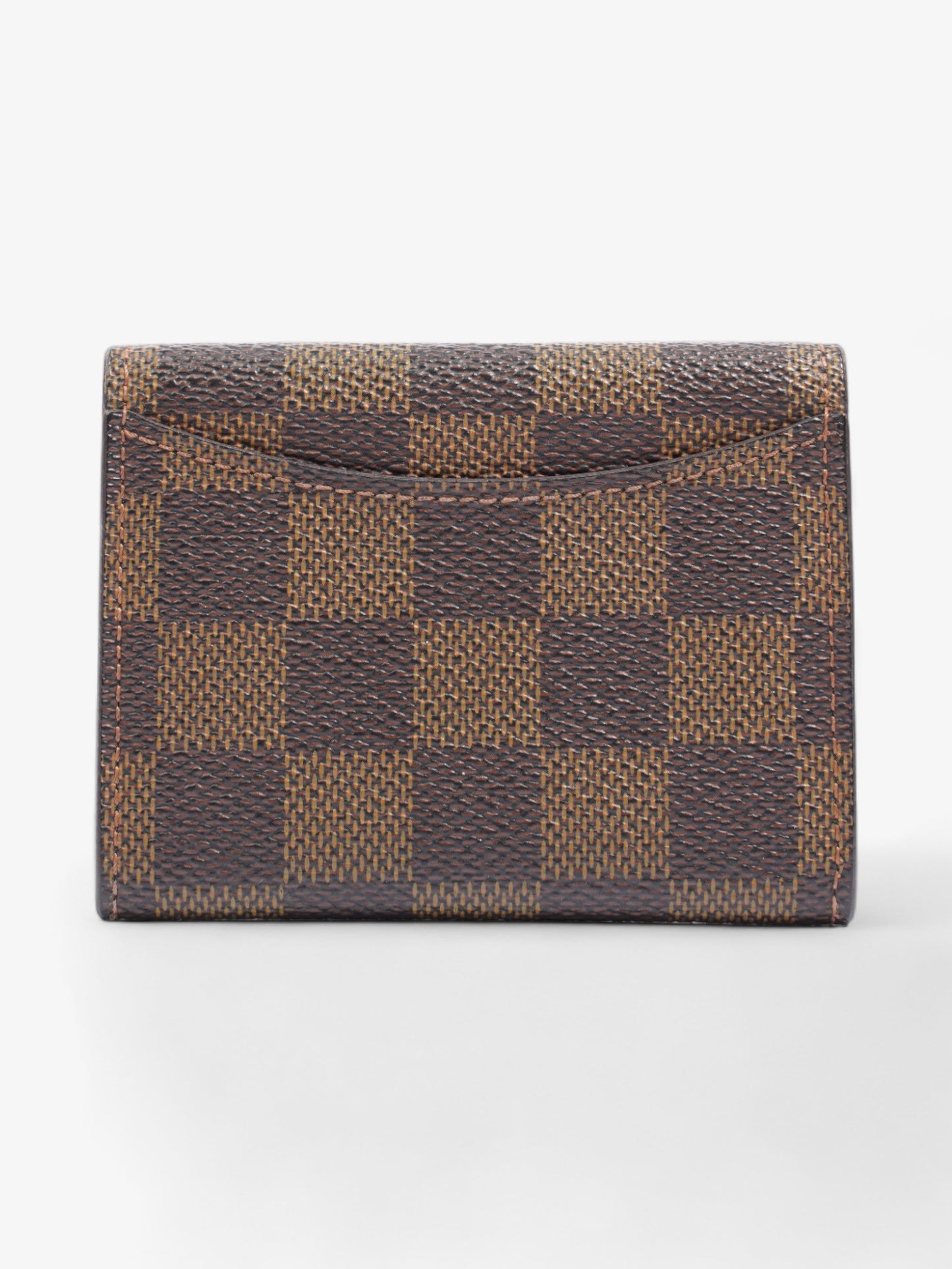 Louis Vuitton Coin Purse Ebene Coated Damier Canvas Coated Canvas Wallet Case