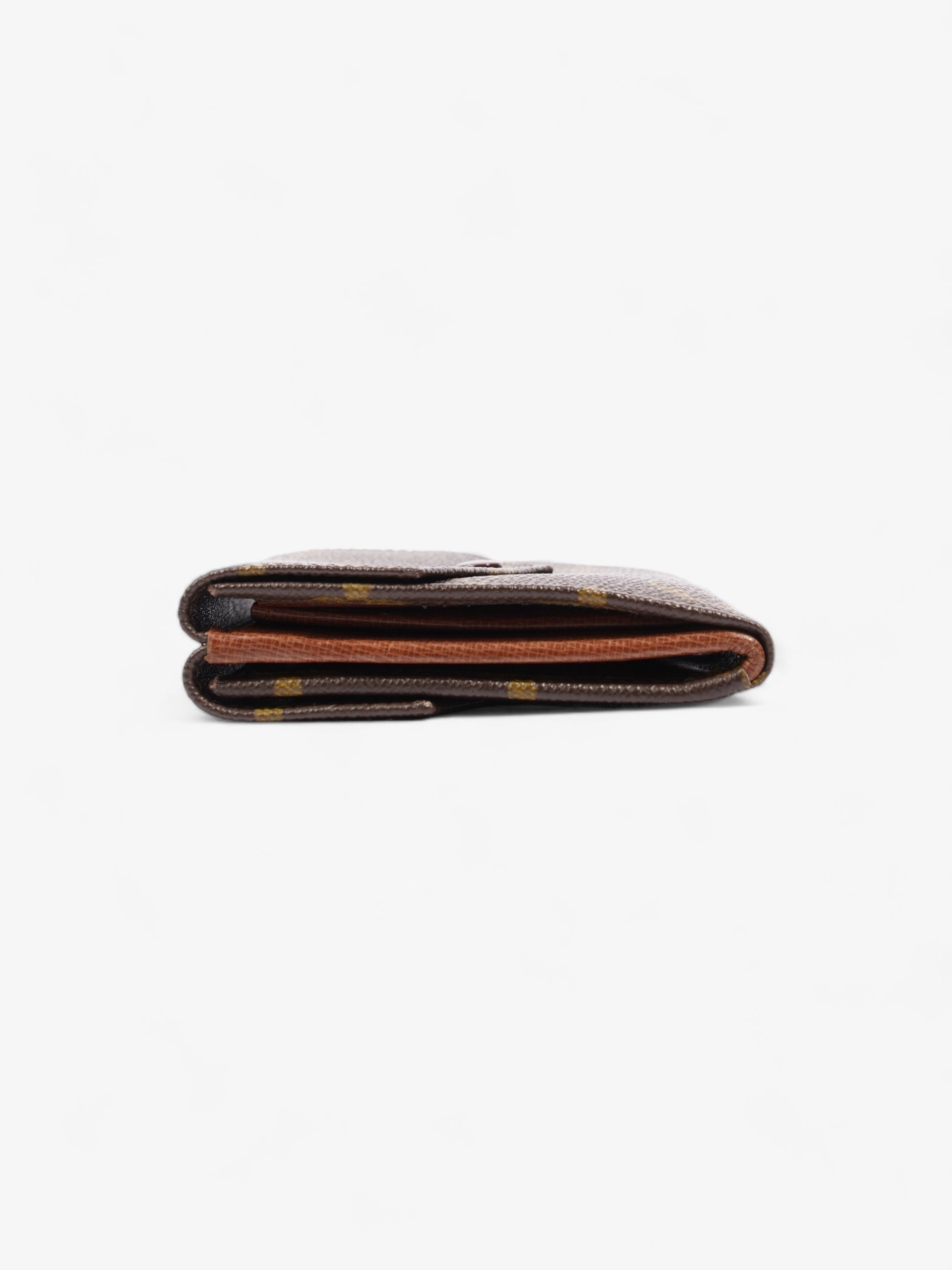 Louis Vuitton Compact Coated Monogram Canvas Coated Canvas Wallet Case Canvas 2