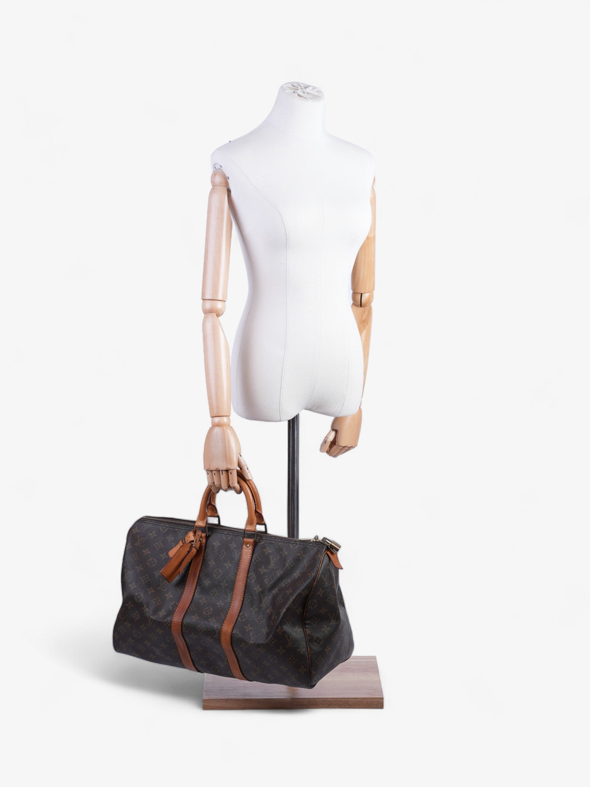 Louis Vuitton Keepall 45 Monogram Travel Bag Monogram 46
