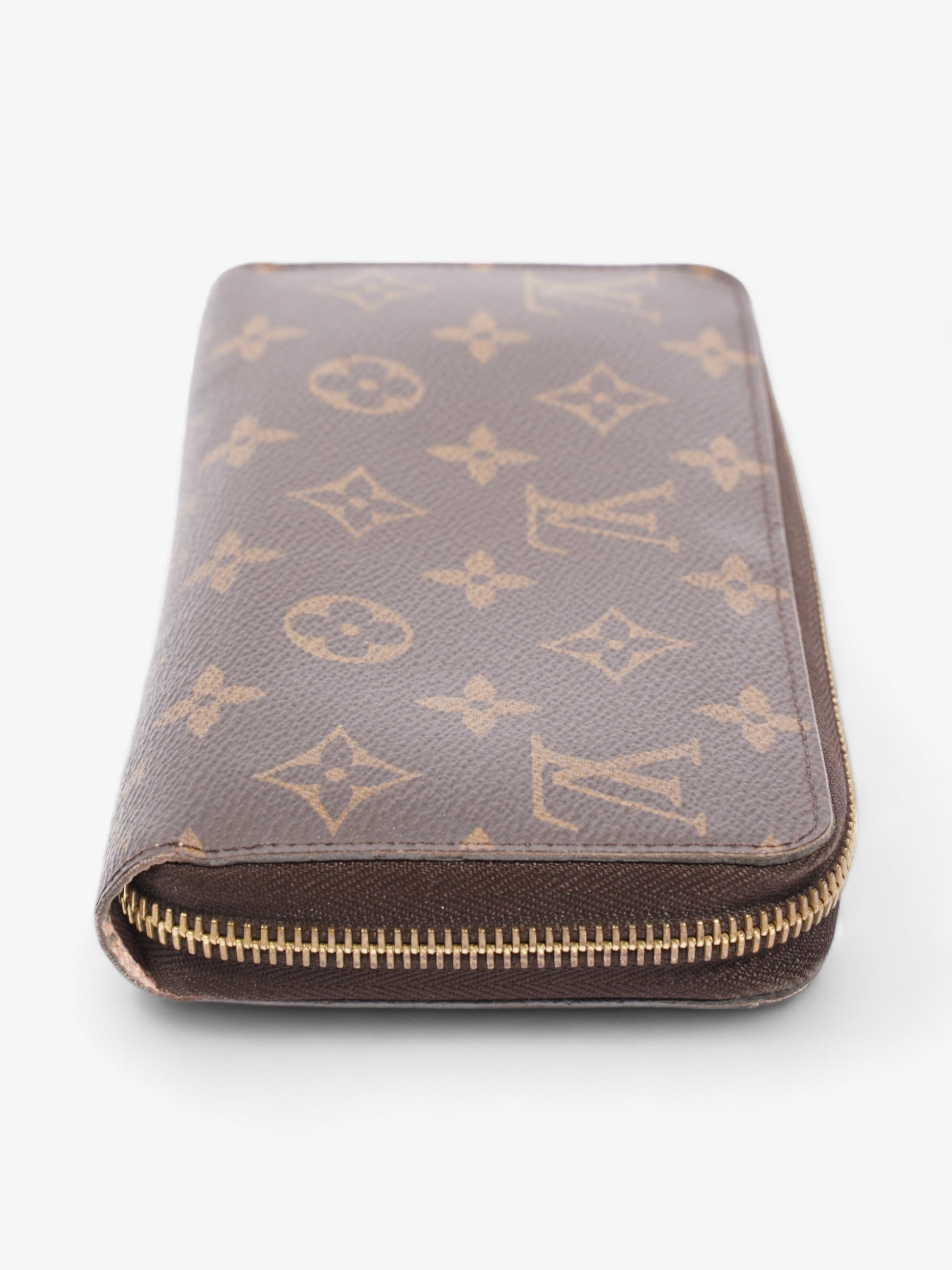 Louis Vuitton Zippy Coated Monogram Canvas Coated Canvas Wallet Case Canvas 2