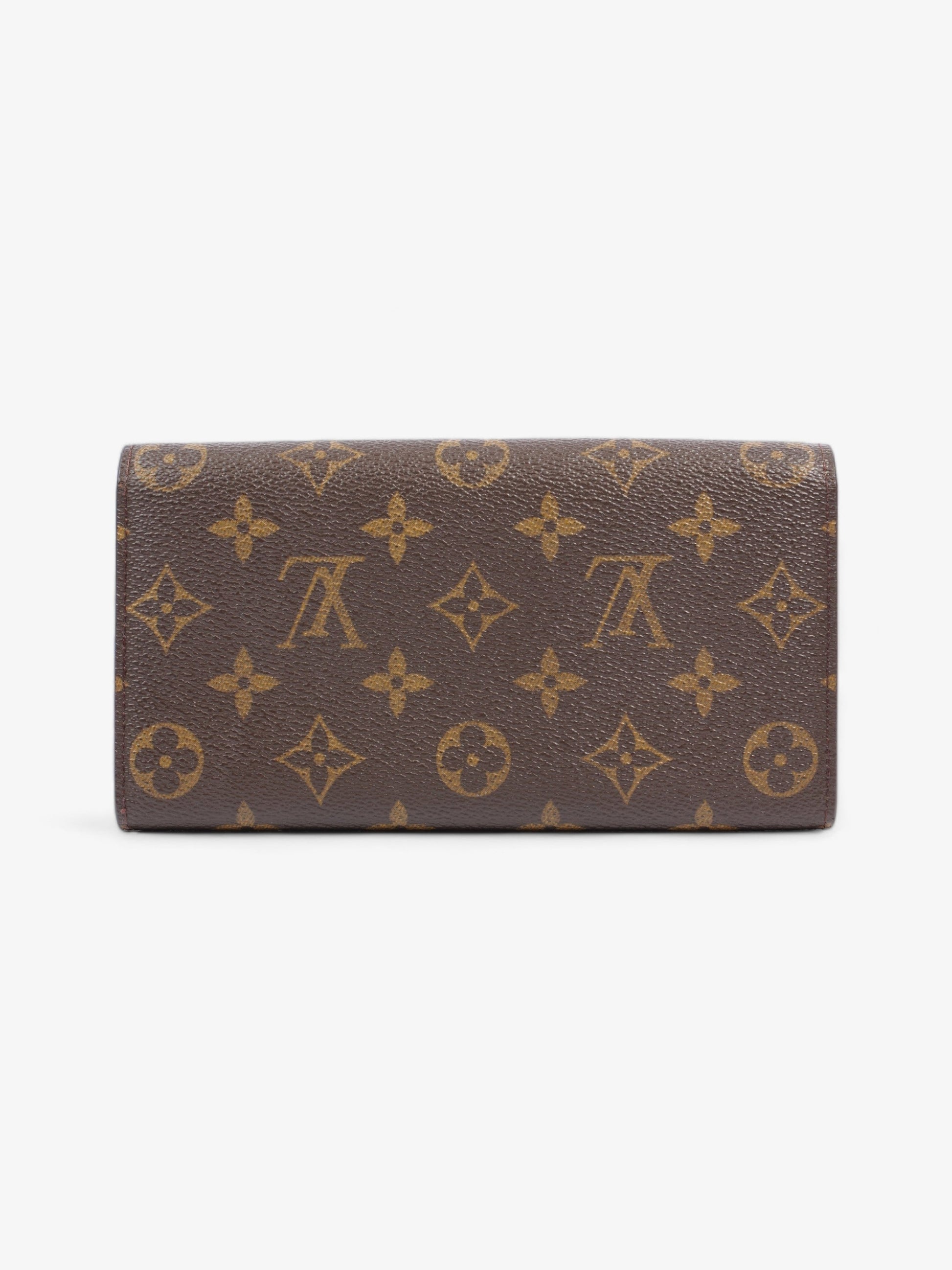 Louis Vuitton Portefeuille Sarah Coated Monogram Canvas Coated Canvas Wallet Case