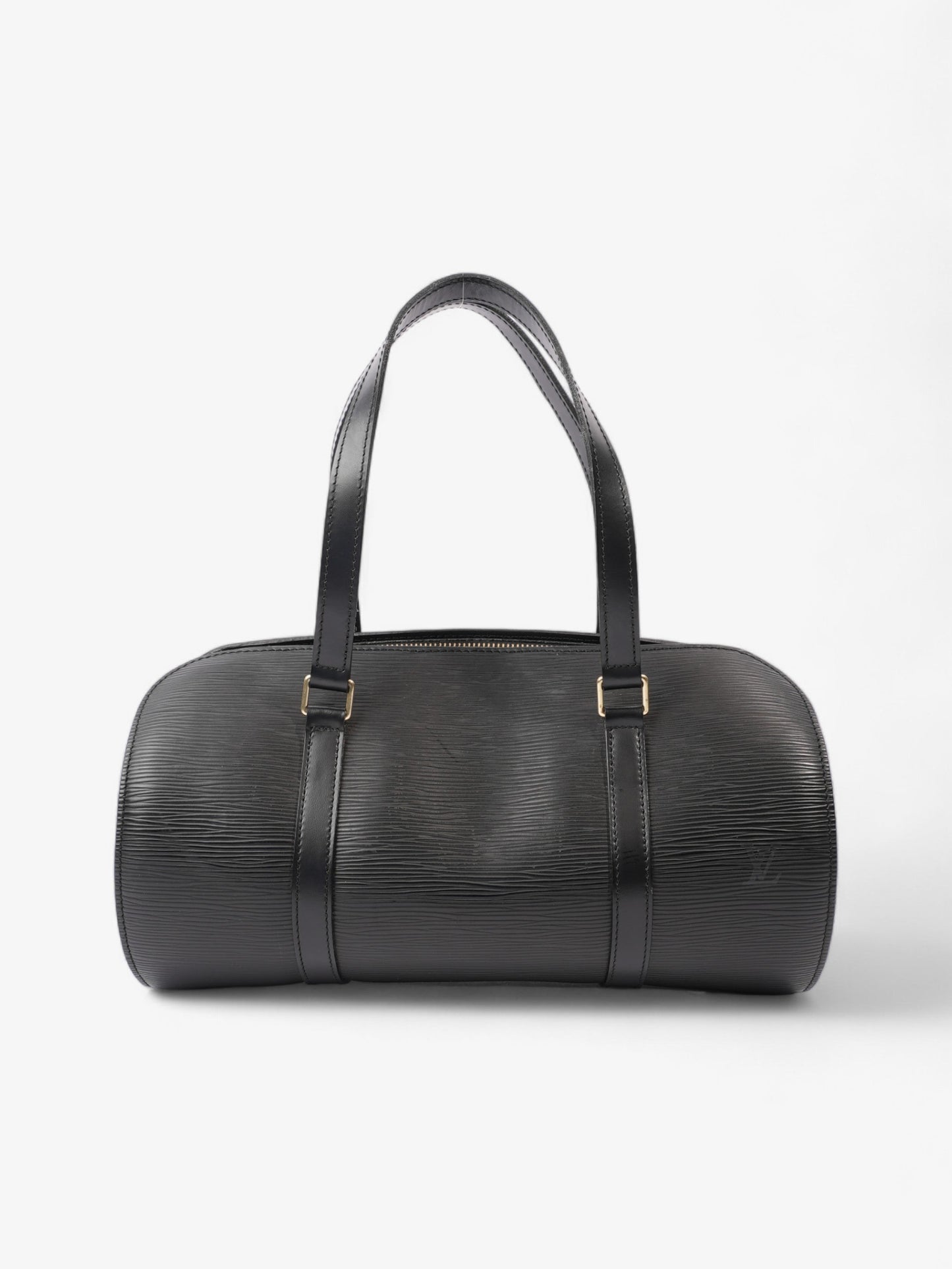 Louis Vuitton Soufflot Black Leather Epi Handbag 7