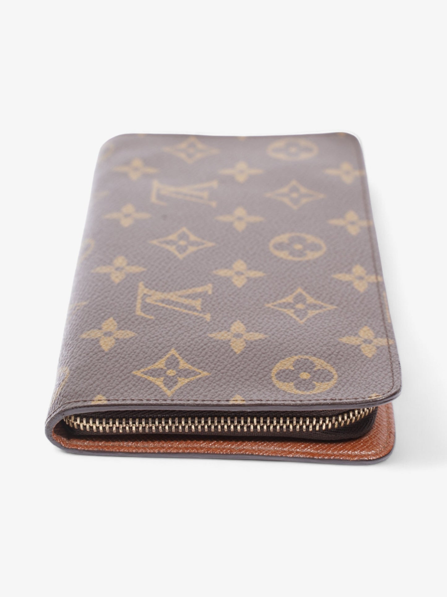 Louis Vuitton Porte Monnaie Zip Coated Monogram Canvas Coated Canvas Apparel