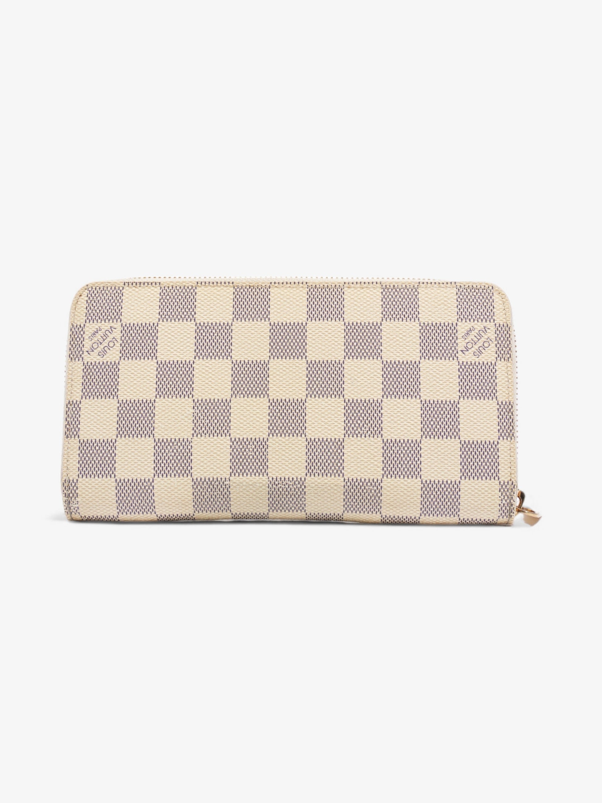 Louis Vuitton Ilustre Zippy Azur Coated Damier Canvas Coated Canvas Wallet Case