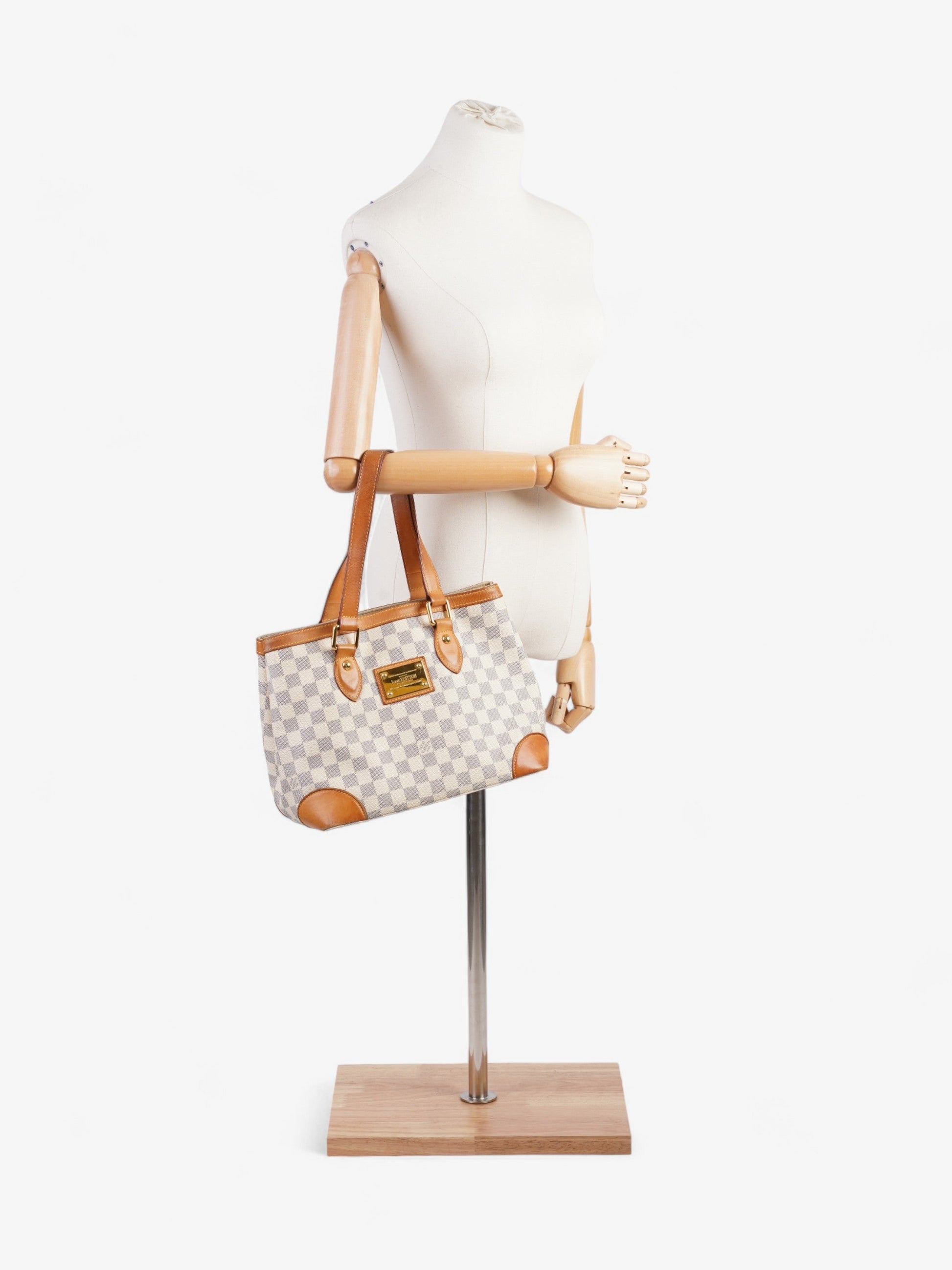 Louis Vuitton Hampstead Azur Coated PM Damier Canvas Coated Canvas Apparel Canvas Pm