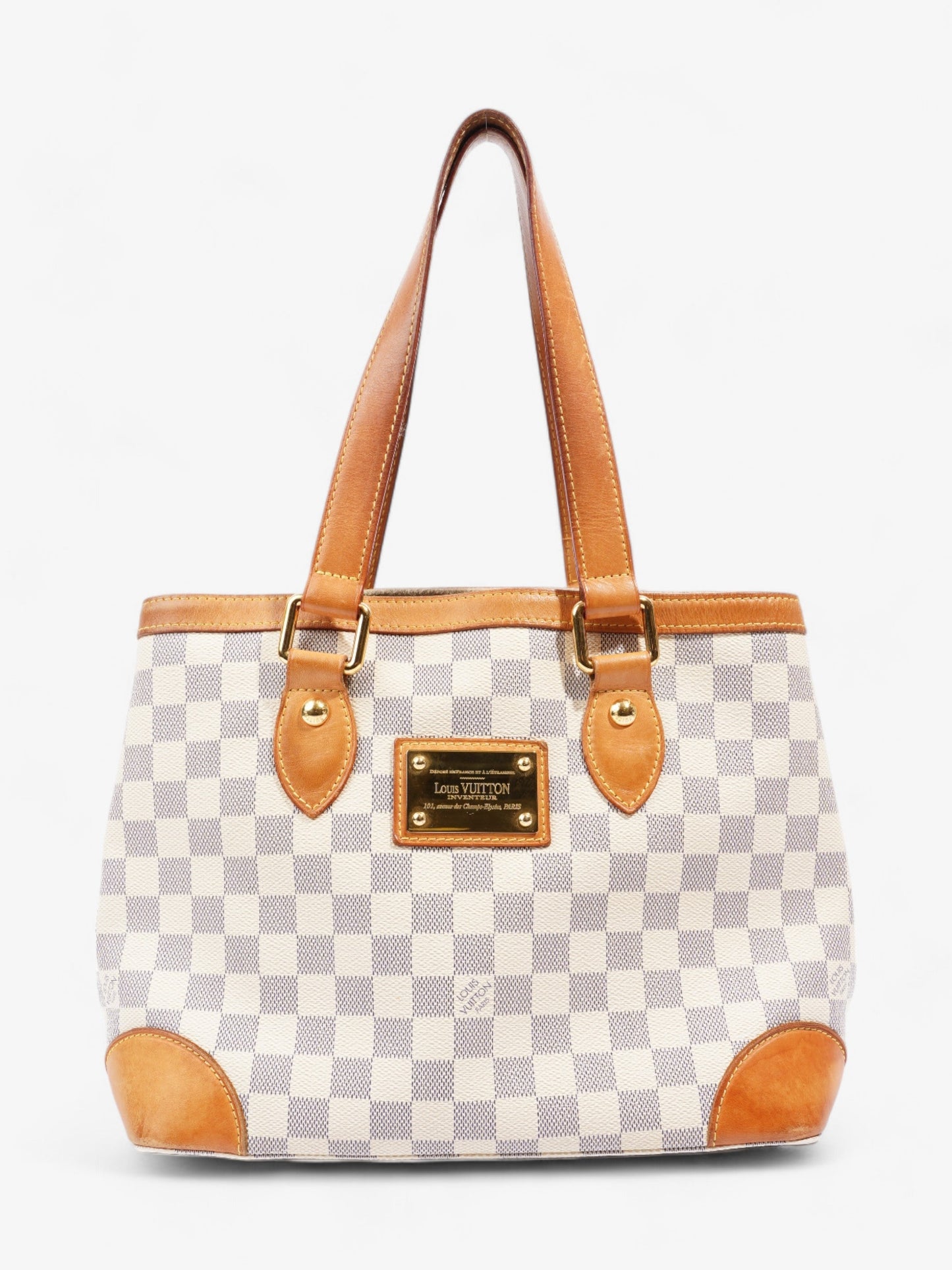 Louis Vuitton Hampstead Azur Coated PM Damier Canvas Coated Canvas Apparel Canvas Pm