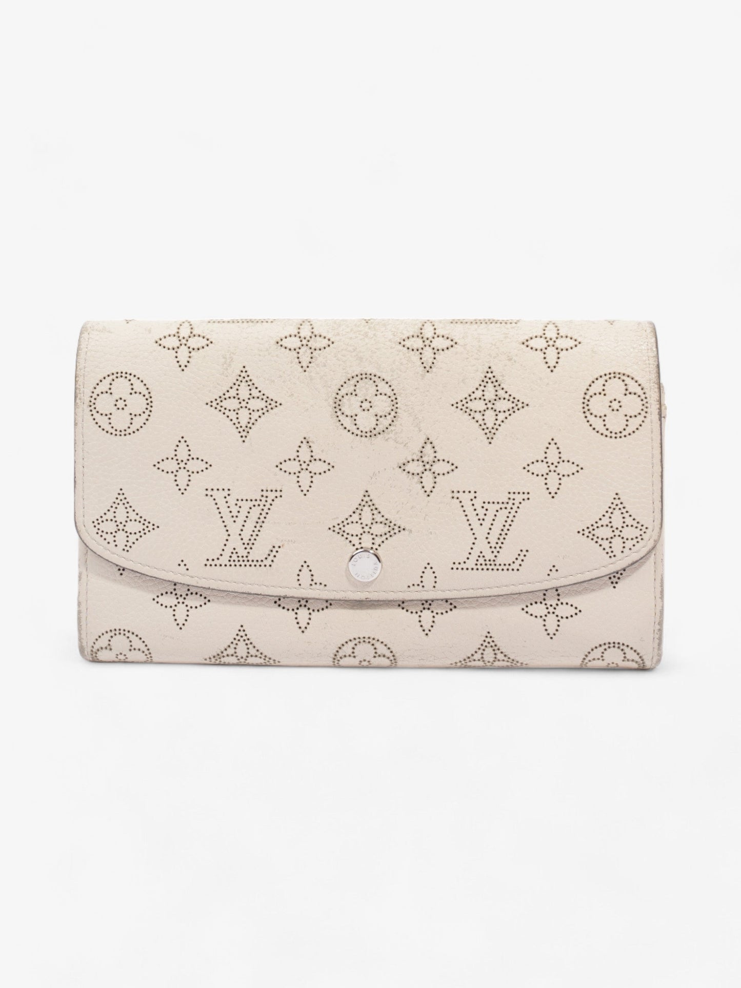 Louis Vuitton Iris Neutral Mahina Leather Wallet Case