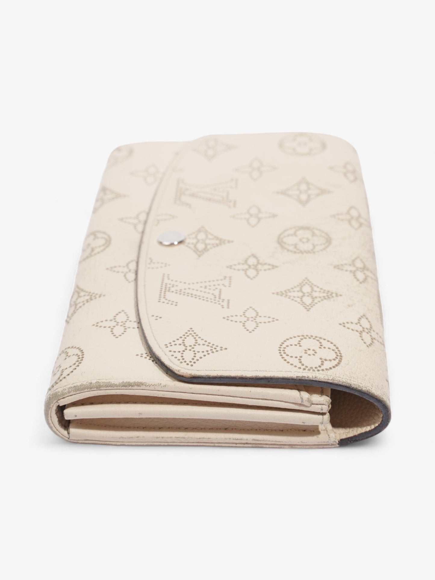 Louis Vuitton Iris Neutral Mahina Leather Wallet Case