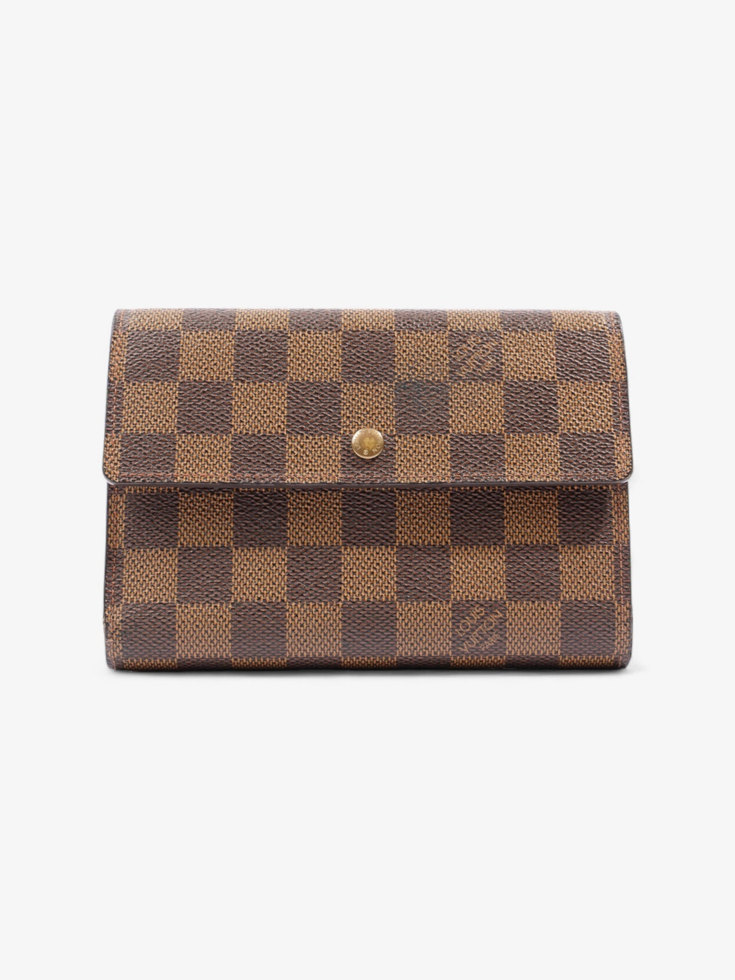 Louis Vuitton Porte Tresor Etui Papier Ebene Coated Canvas Damier Apparel