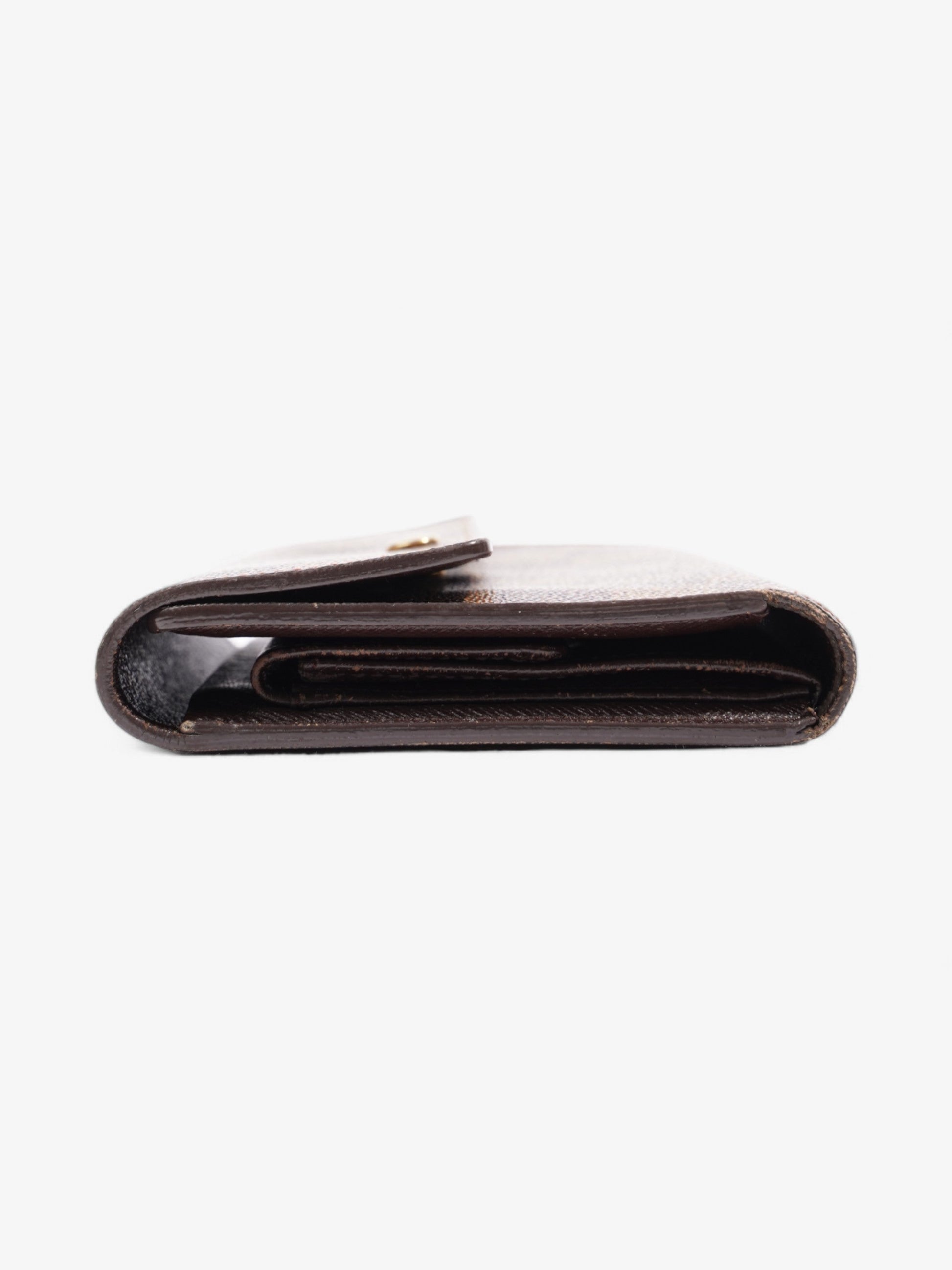 Louis Vuitton Porte Tresor Etui Papier Ebene Coated Canvas Damier Apparel