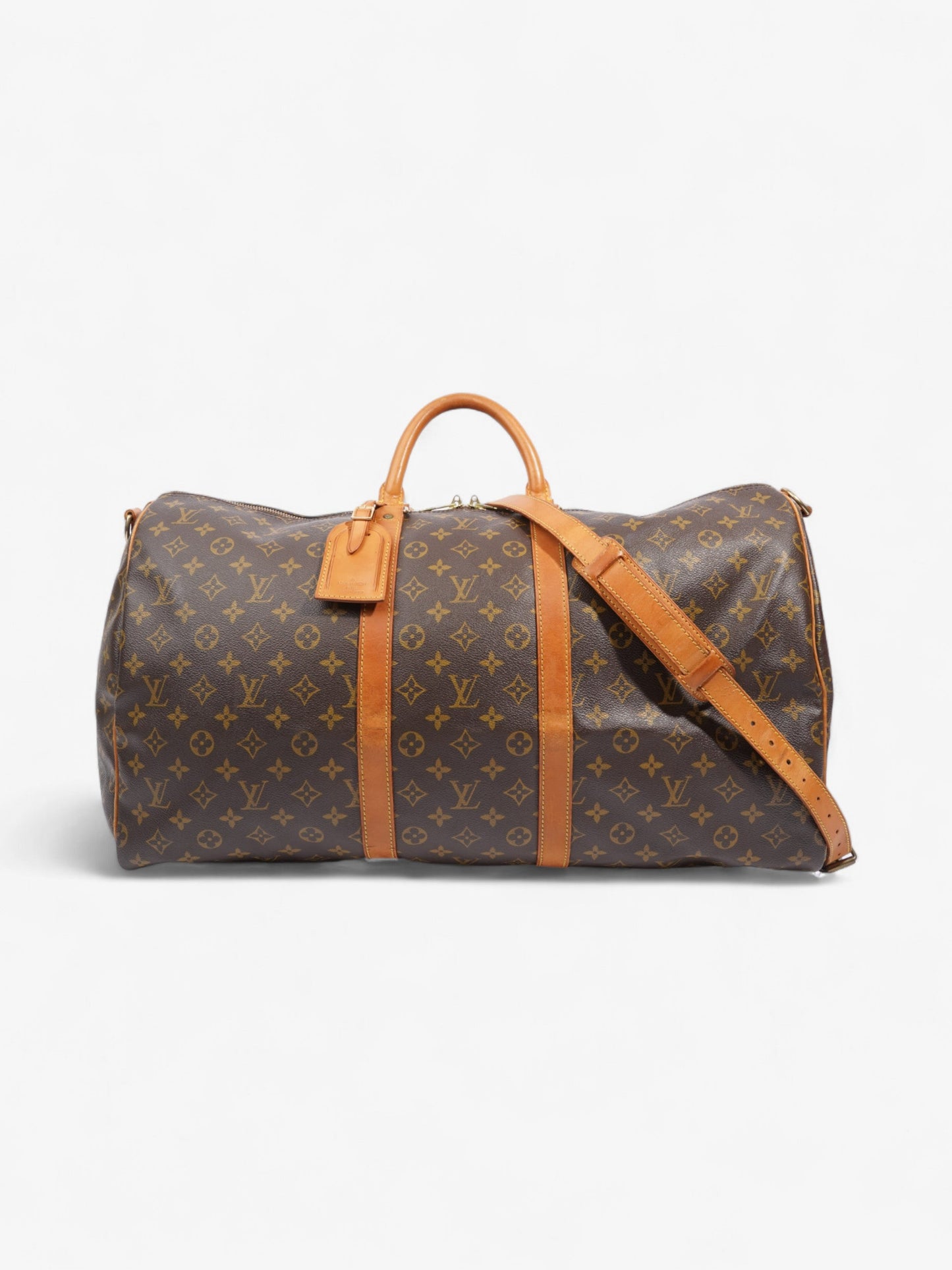 Louis Vuitton Keepall Bandouliere Coated 55 Monogram Canvas Coated Canvas Apparel Canvas 59