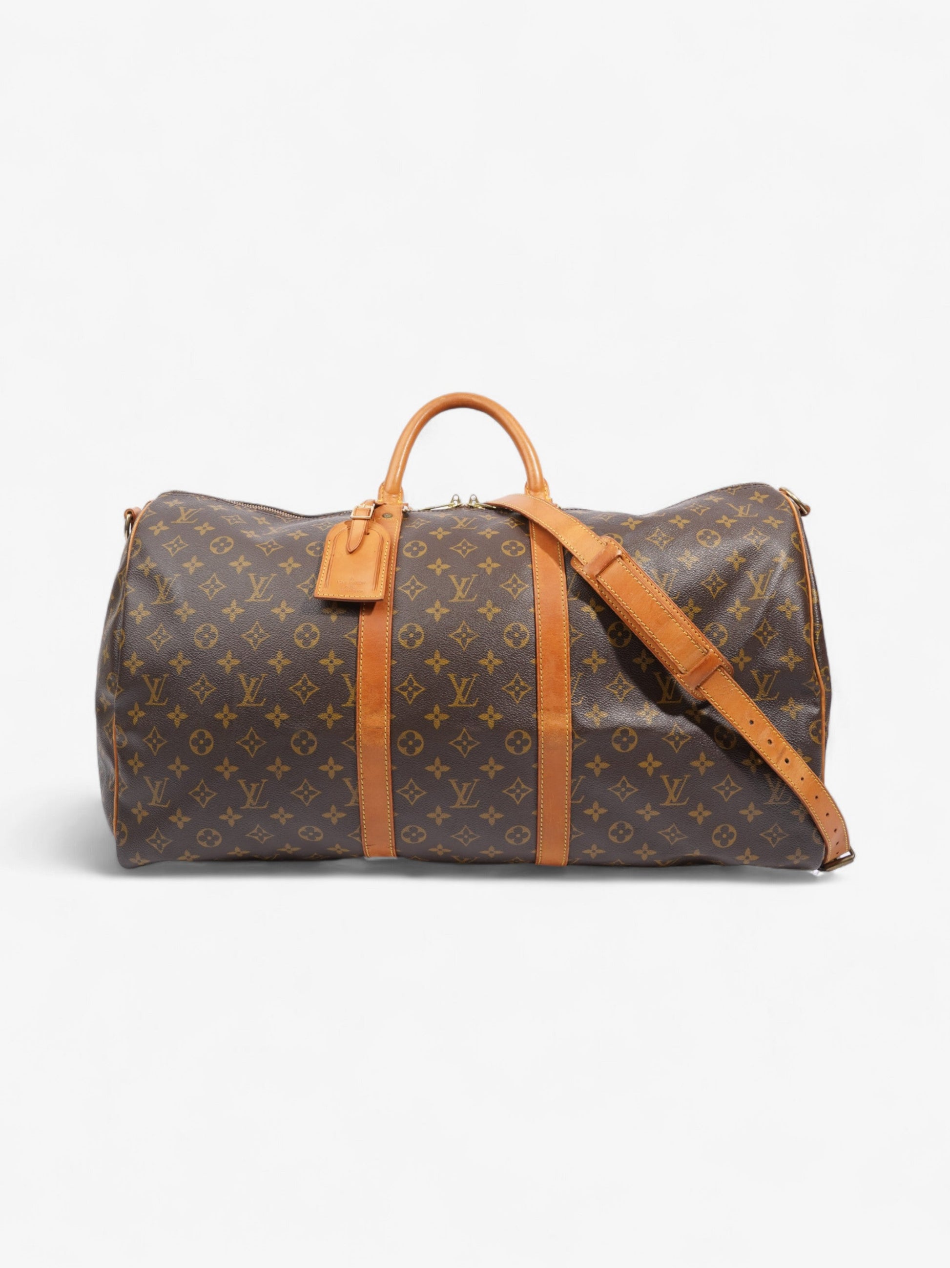 Louis Vuitton Keepall Bandouliere Coated 55 Monogram Canvas Coated Canvas Apparel Canvas 59