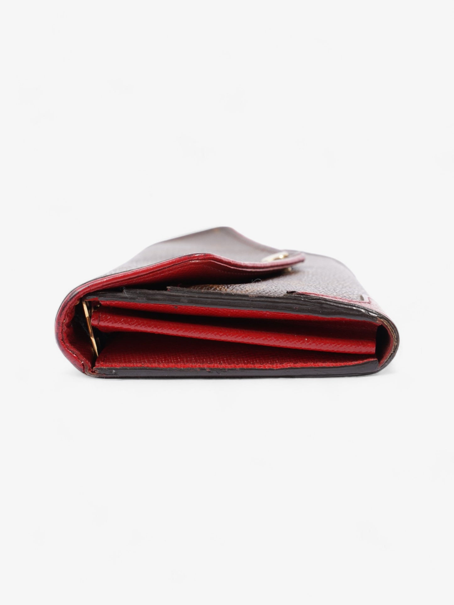 Louis Vuitton Portefeiulle Retiro French Coated Monogram Red Canvas Coated Canvas Wallet Case