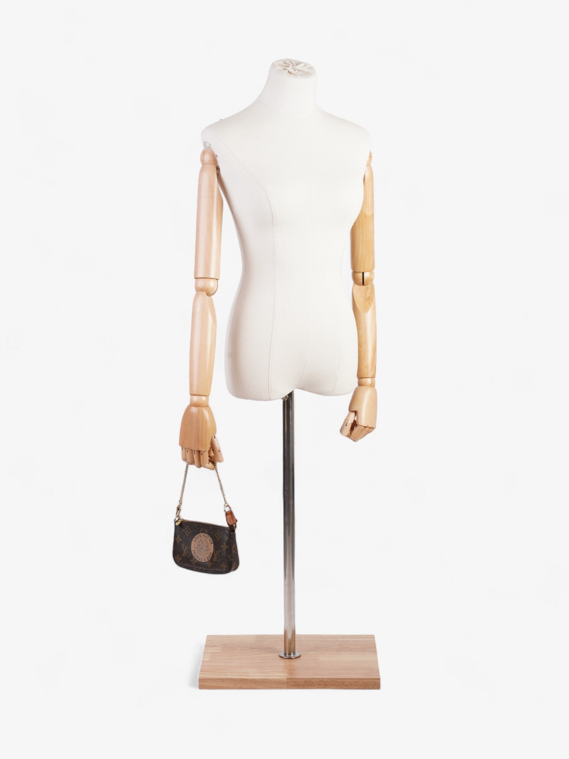 Louis Vuitton Pochette Accessoires Coated Monogram Canvas Coated Canvas Apparel Canvas Mini