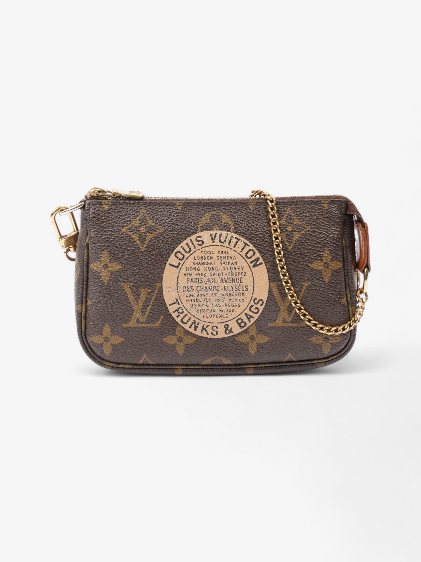 Louis Vuitton Pochette Accessoires Coated Monogram Canvas Coated Canvas Apparel Canvas Mini