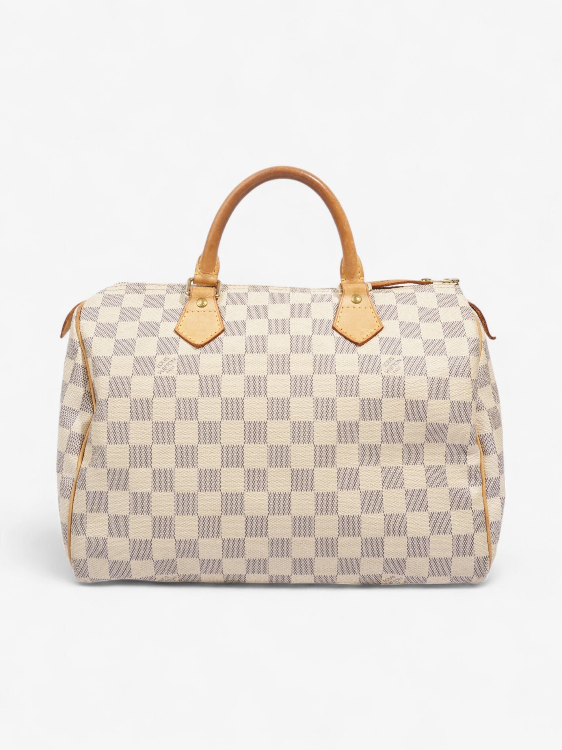 Louis Vuitton Speedy Azur Coated 30 Canvas Coated Canvas Damier Apparel Canvas 32
