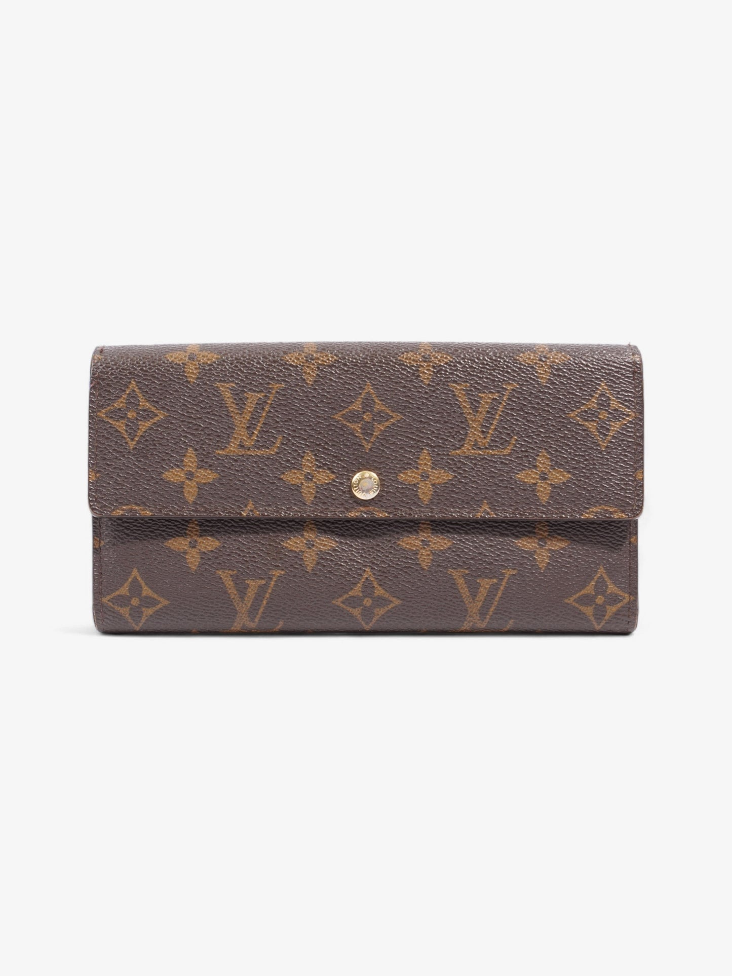 Louis Vuitton Sarah Coated Monogram Canvas Coated Canvas Wallet Case 17