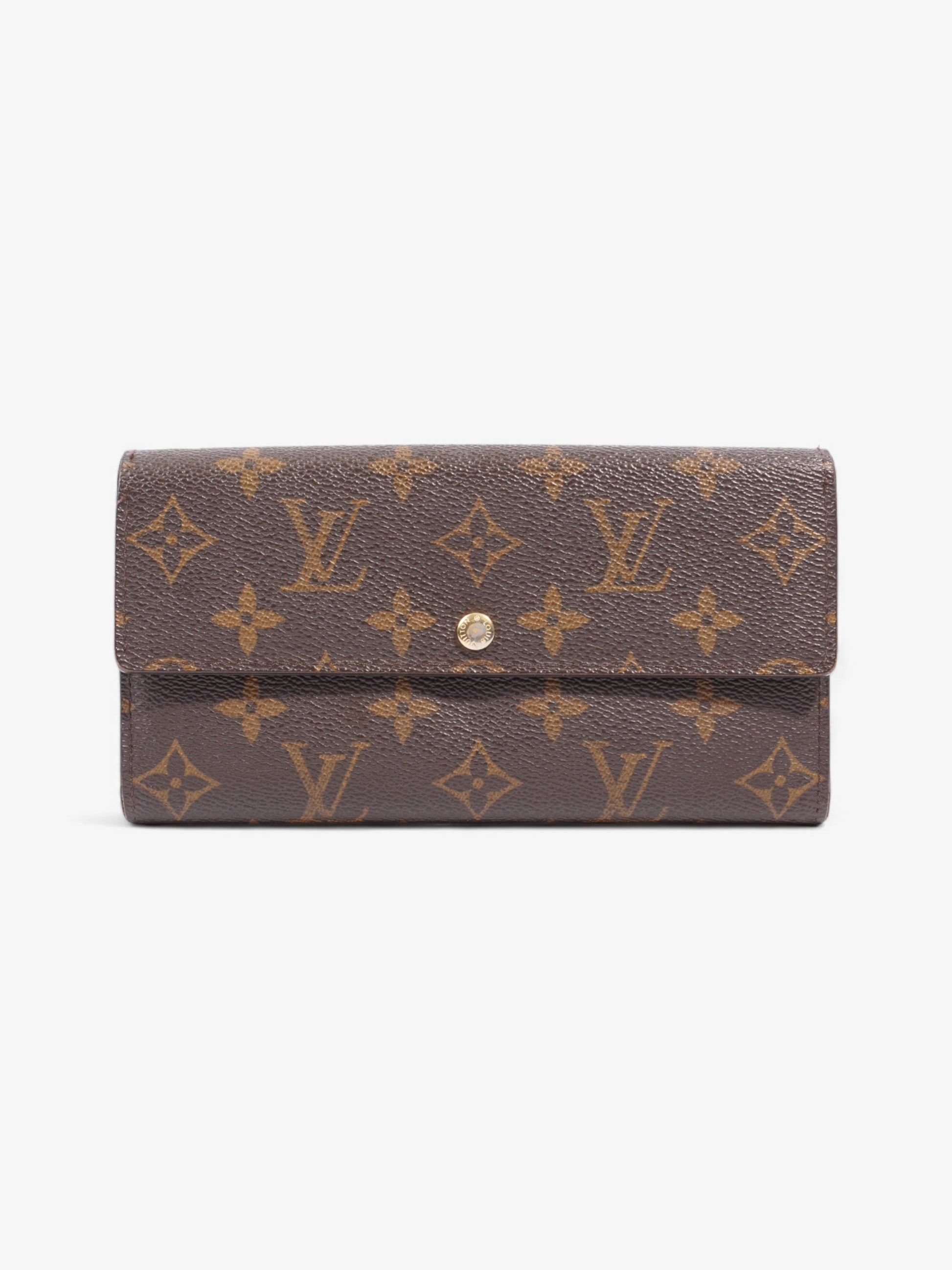 Louis Vuitton Sarah Coated Monogram Canvas Coated Canvas Wallet Case 17