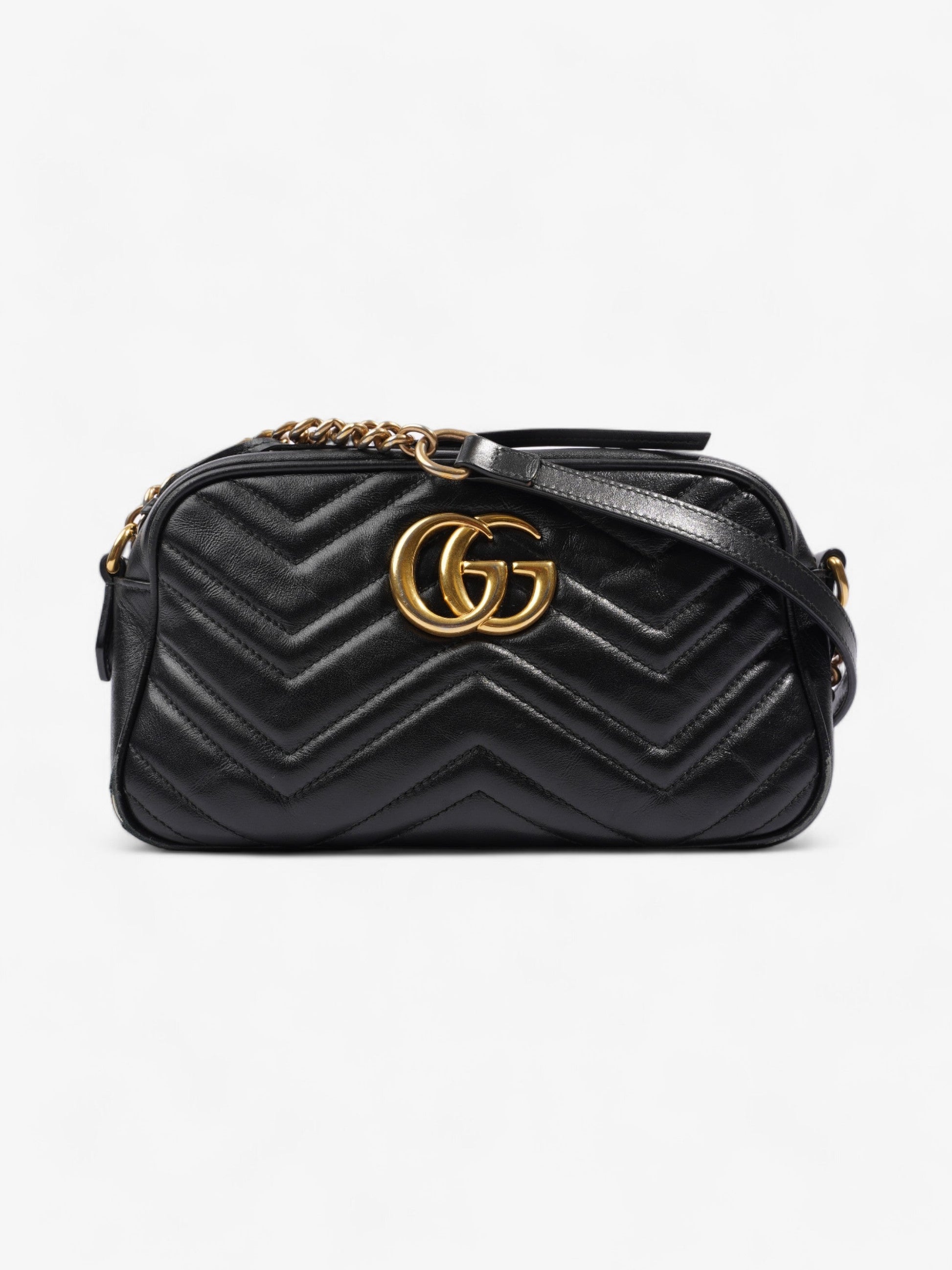 Gucci Marmont Small Crossbody Bag Leather Matelasse 10