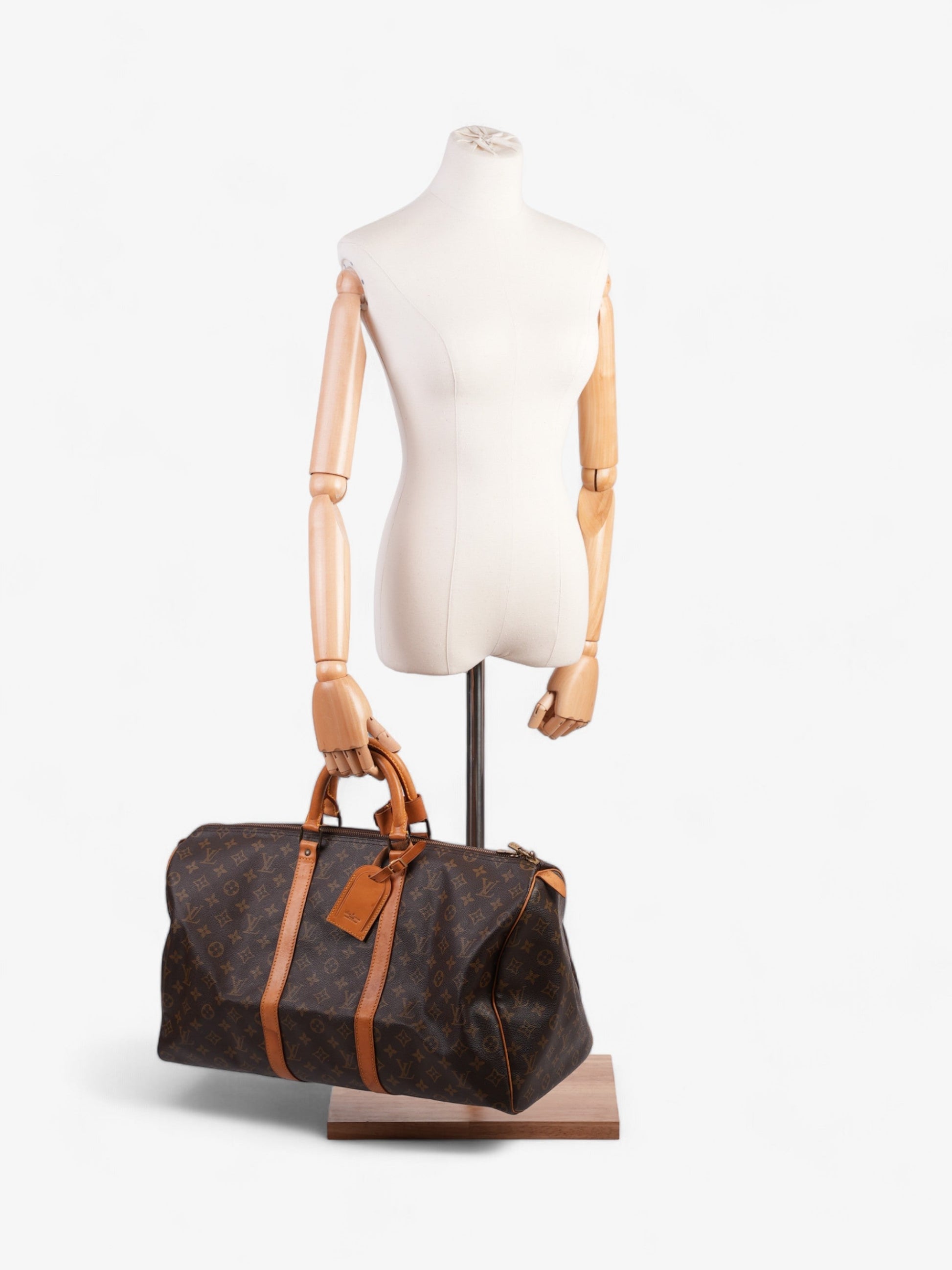 Louis Vuitton Keepall Coated 50 Monogram Canvas Coated Canvas Apparel Canvas 79