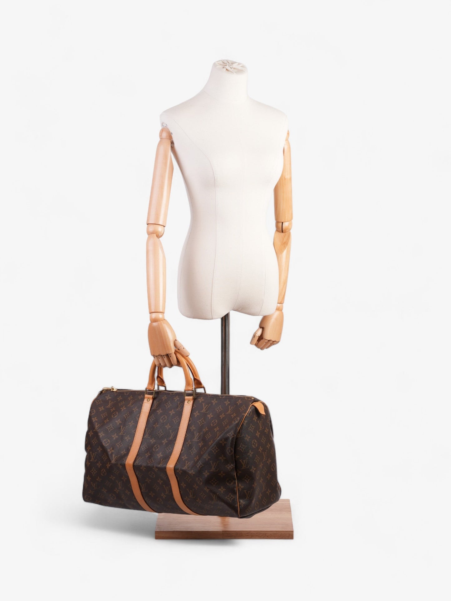 Louis Vuitton Keepall Coated 50 Monogram Canvas Coated Canvas Apparel Canvas 80