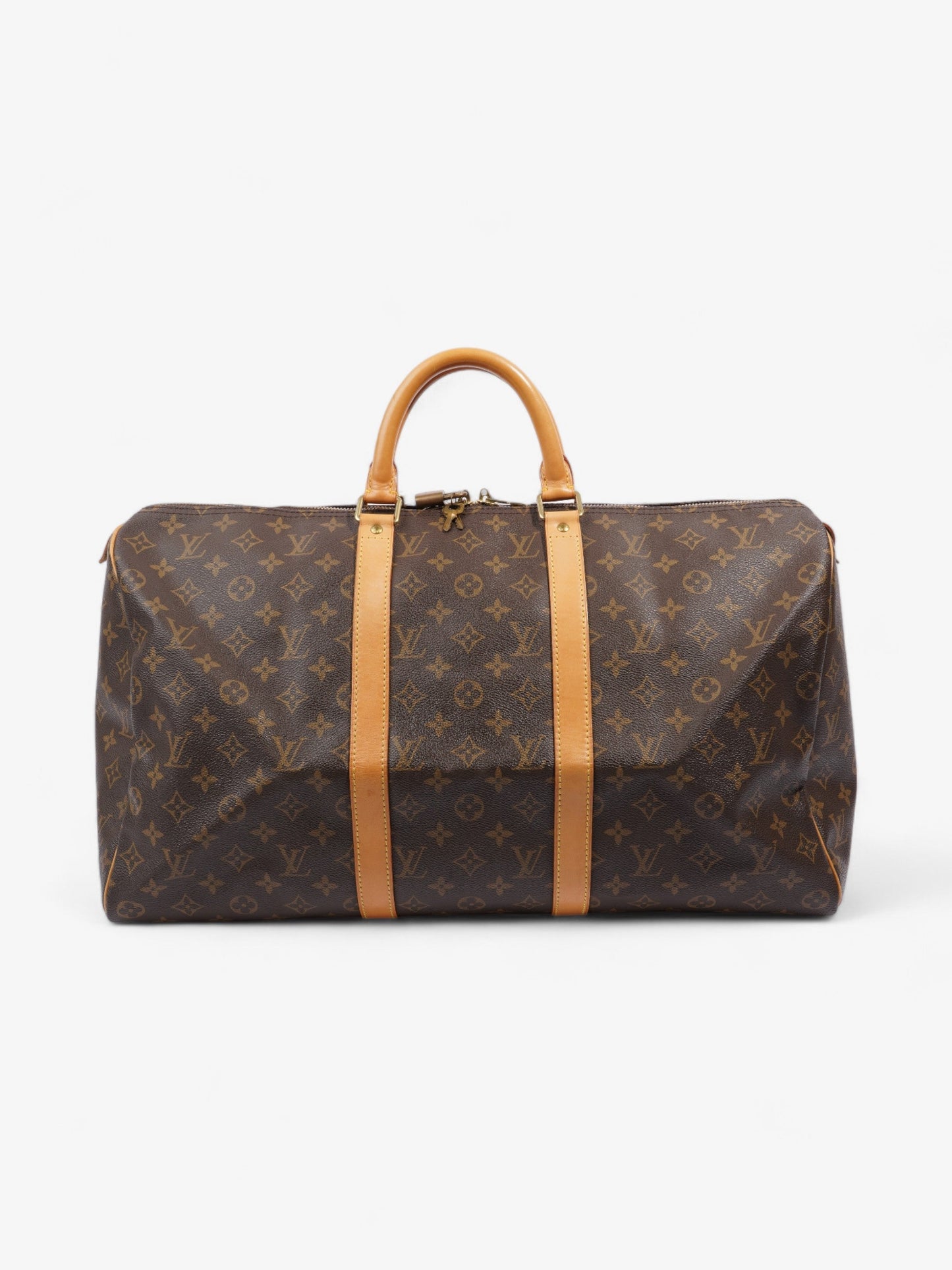 Louis Vuitton Keepall Coated 50 Monogram Canvas Coated Canvas Apparel Canvas 80