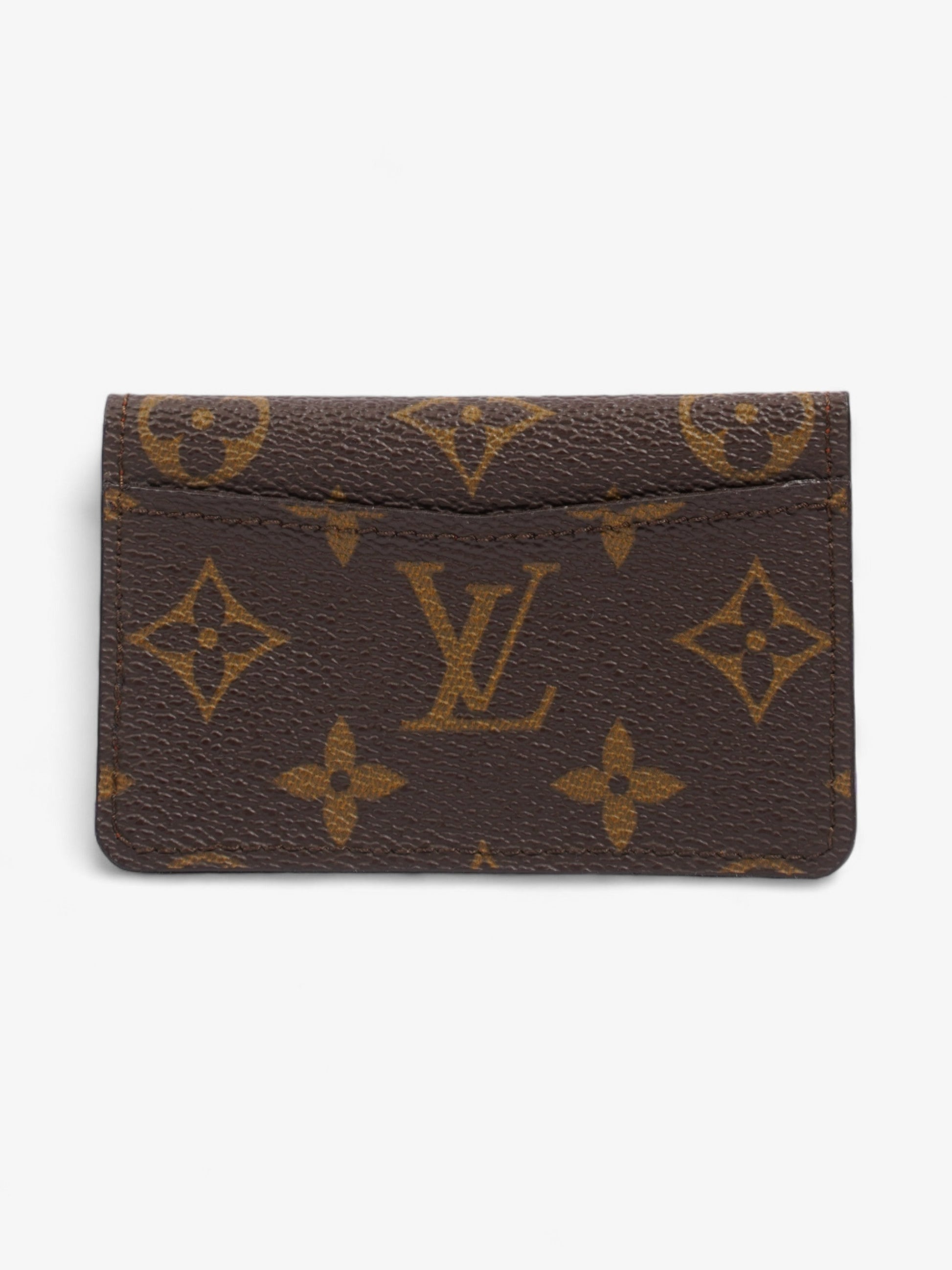Louis Vuitton Envelope Carte De Visite Coated Monogram Canvas Coated Canvas Apparel