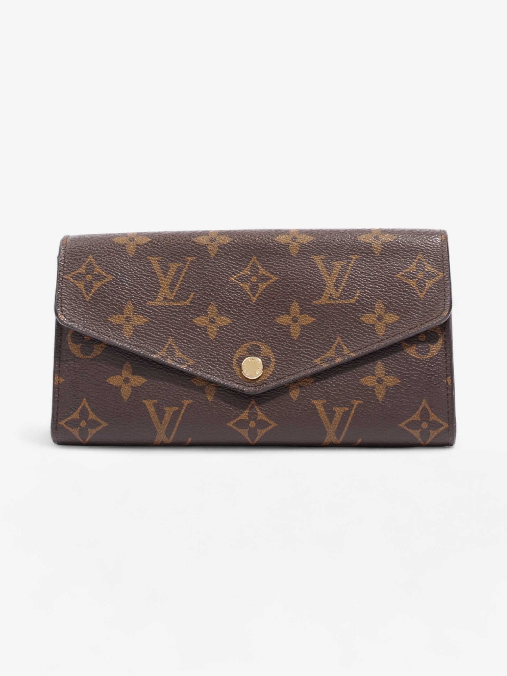 Louis Vuitton Sarah Coated Monogram Canvas Coated Canvas Wallet Case 18