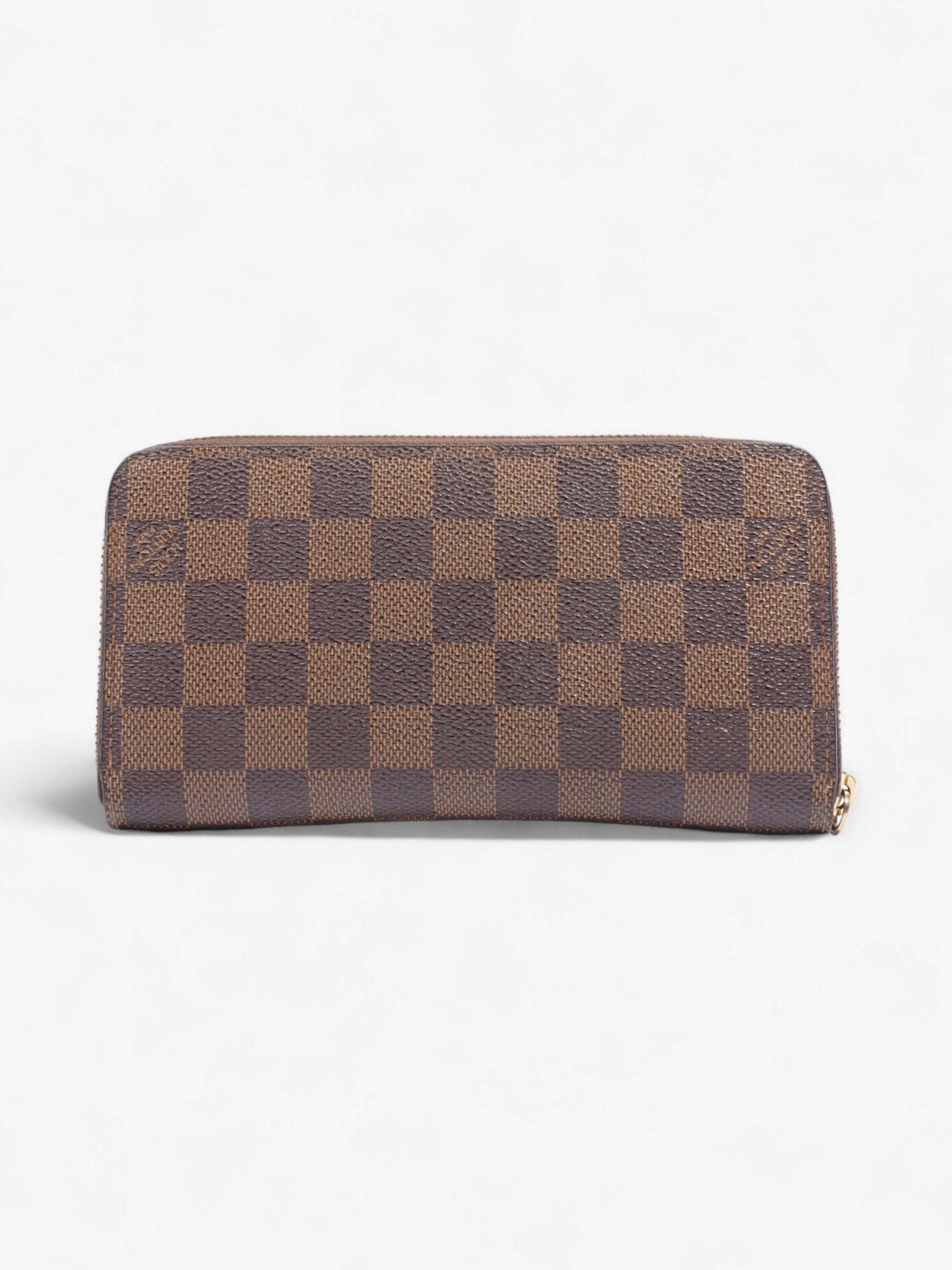 Louis Vuitton Zippy Ebene Coated Damier Canvas Coated Canvas Wallet Case Canvas 4
