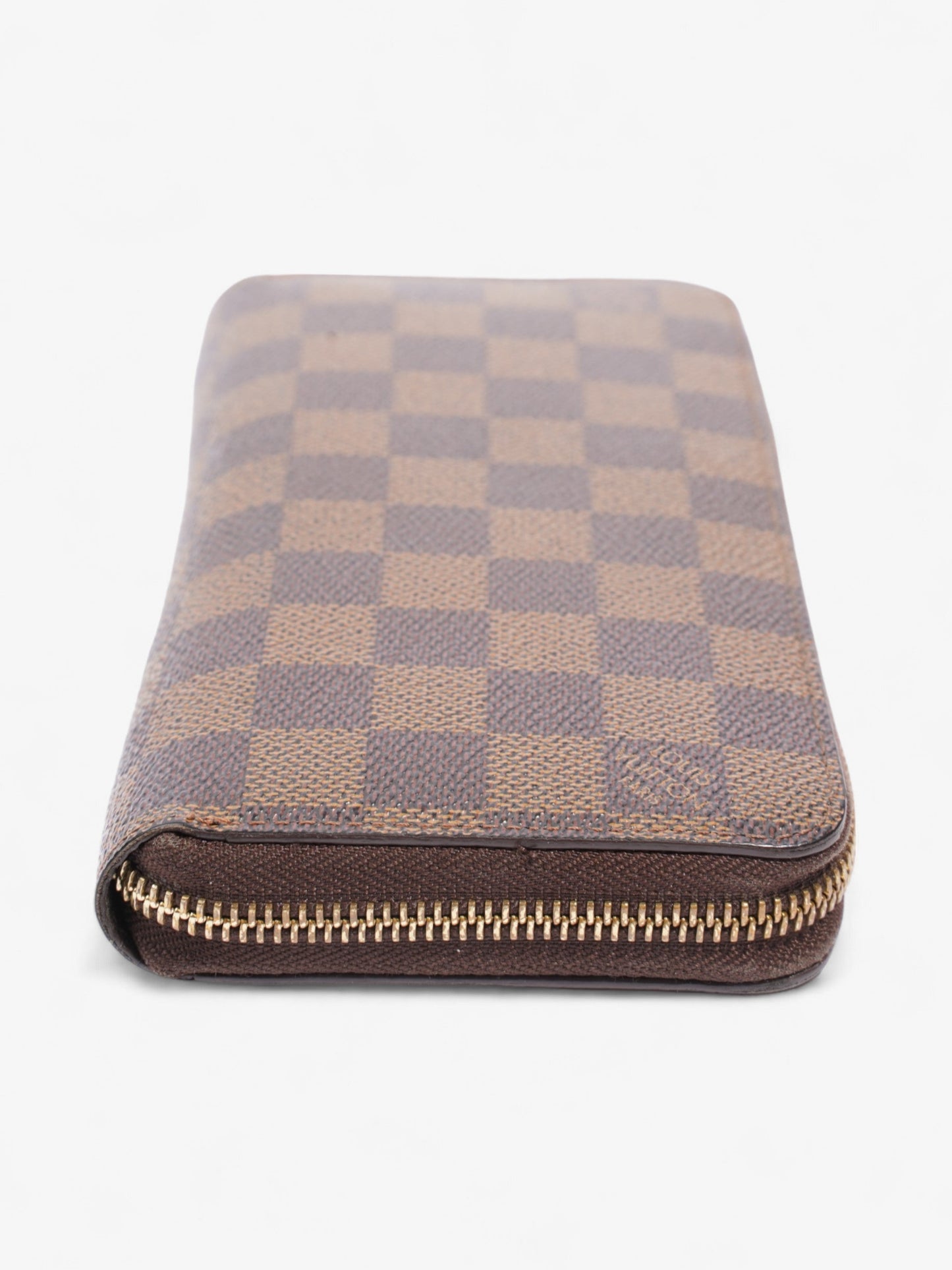 Louis Vuitton Zippy Ebene Coated Damier Canvas Coated Canvas Wallet Case Canvas 4