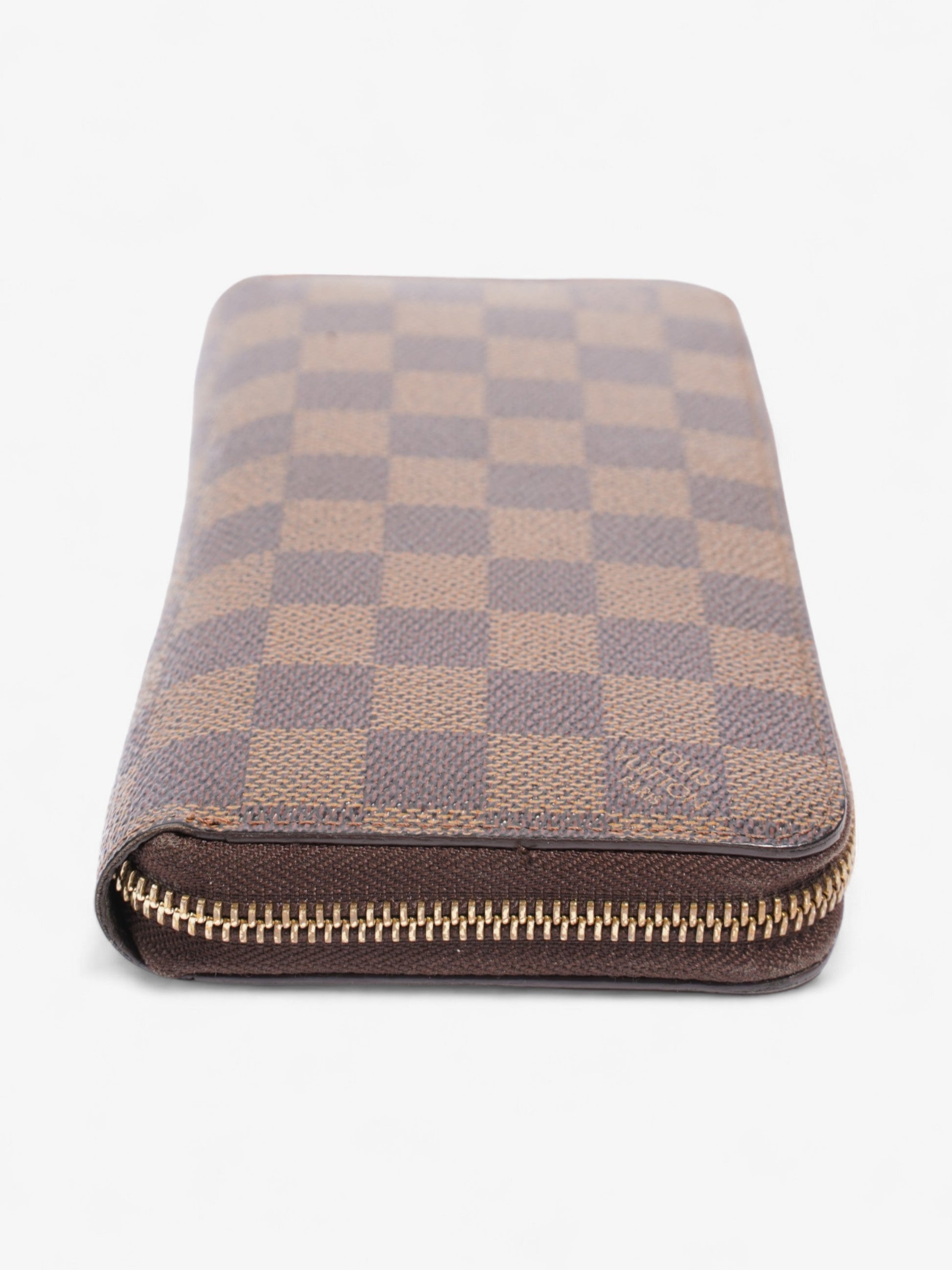 Louis Vuitton Zippy Ebene Coated Damier Canvas Coated Canvas Wallet Case Canvas 4