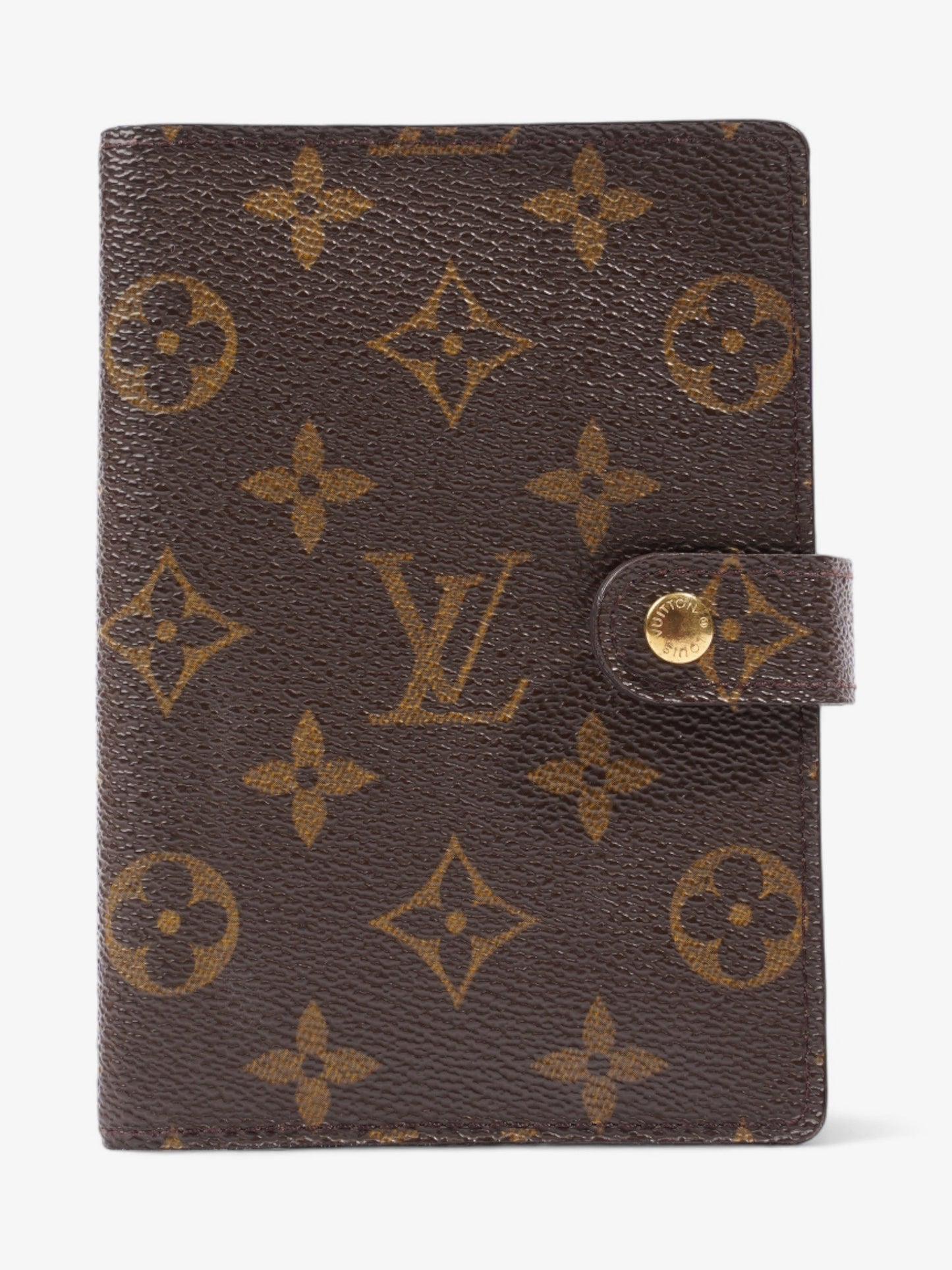 Louis Vuitton Agenda Coated Monogram Canvas Coated Canvas Apparel Canvas Small