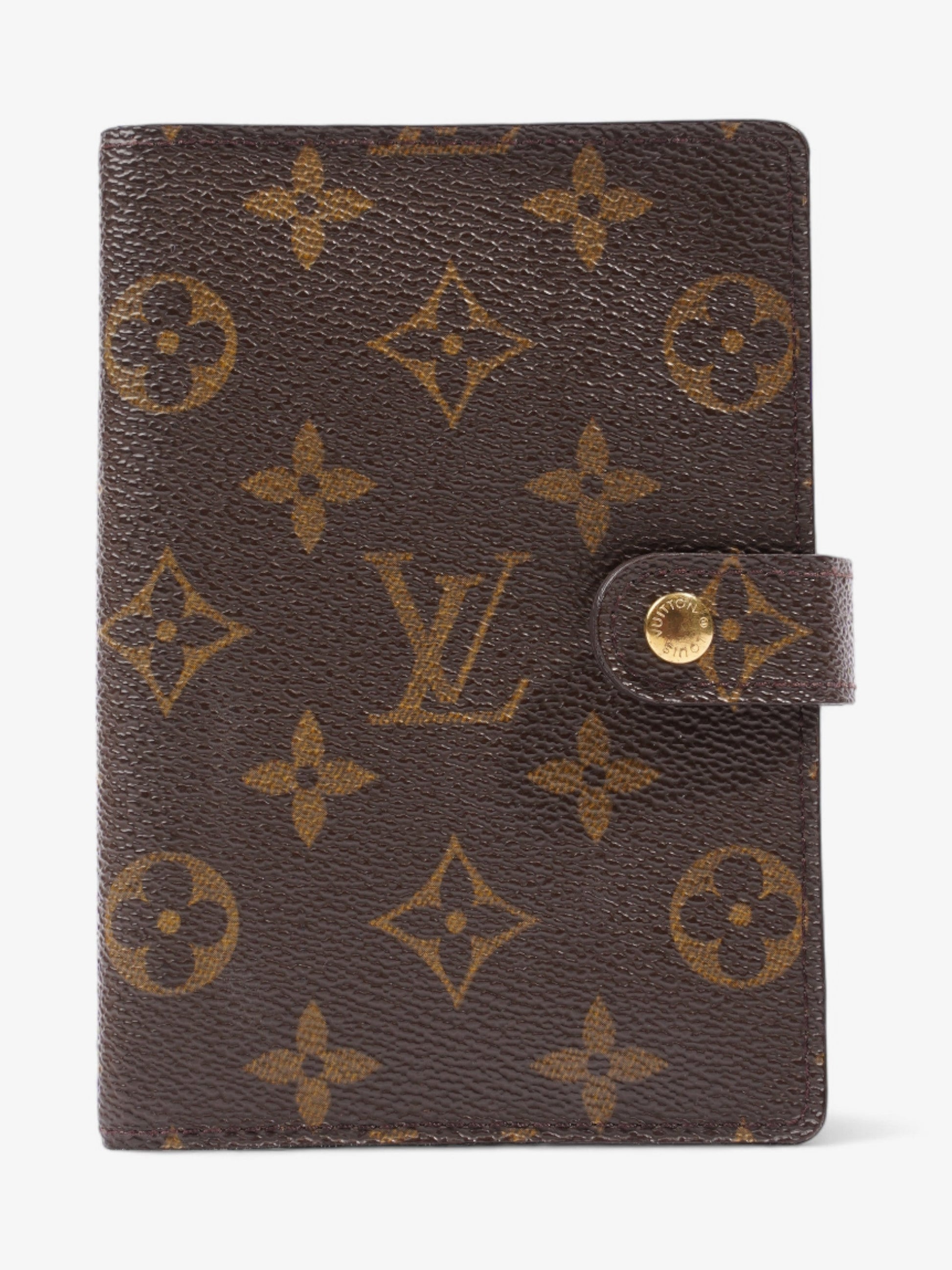 Louis Vuitton Agenda Coated Monogram Canvas Coated Canvas Apparel Canvas Small