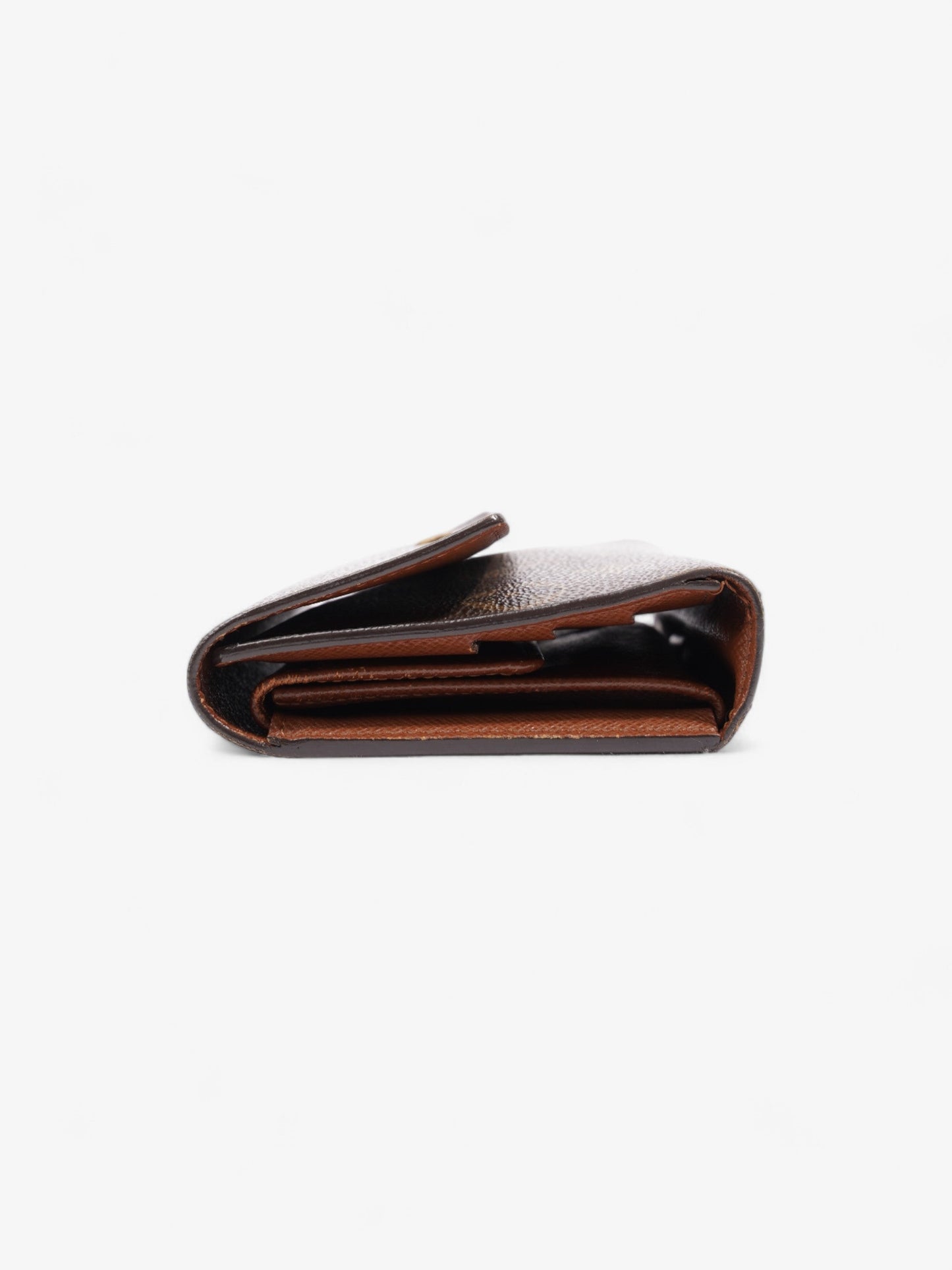 Louis Vuitton Portefeuille International Coated Monogram Canvas Coated Canvas Wallet Case Canvas 2