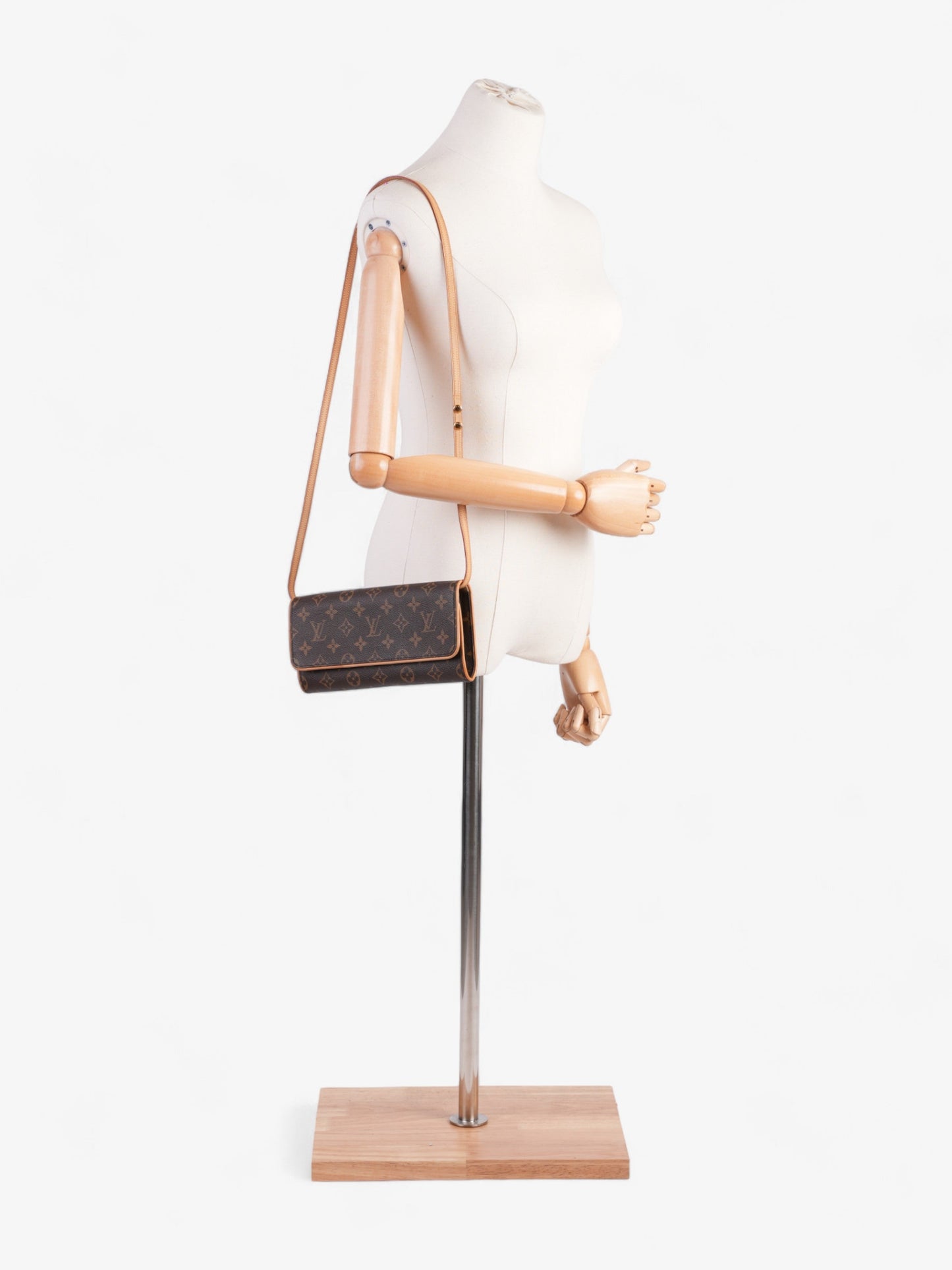 Louis Vuitton Twin Pochette Coated Monogram GM Canvas Coated Canvas Apparel Gm 10