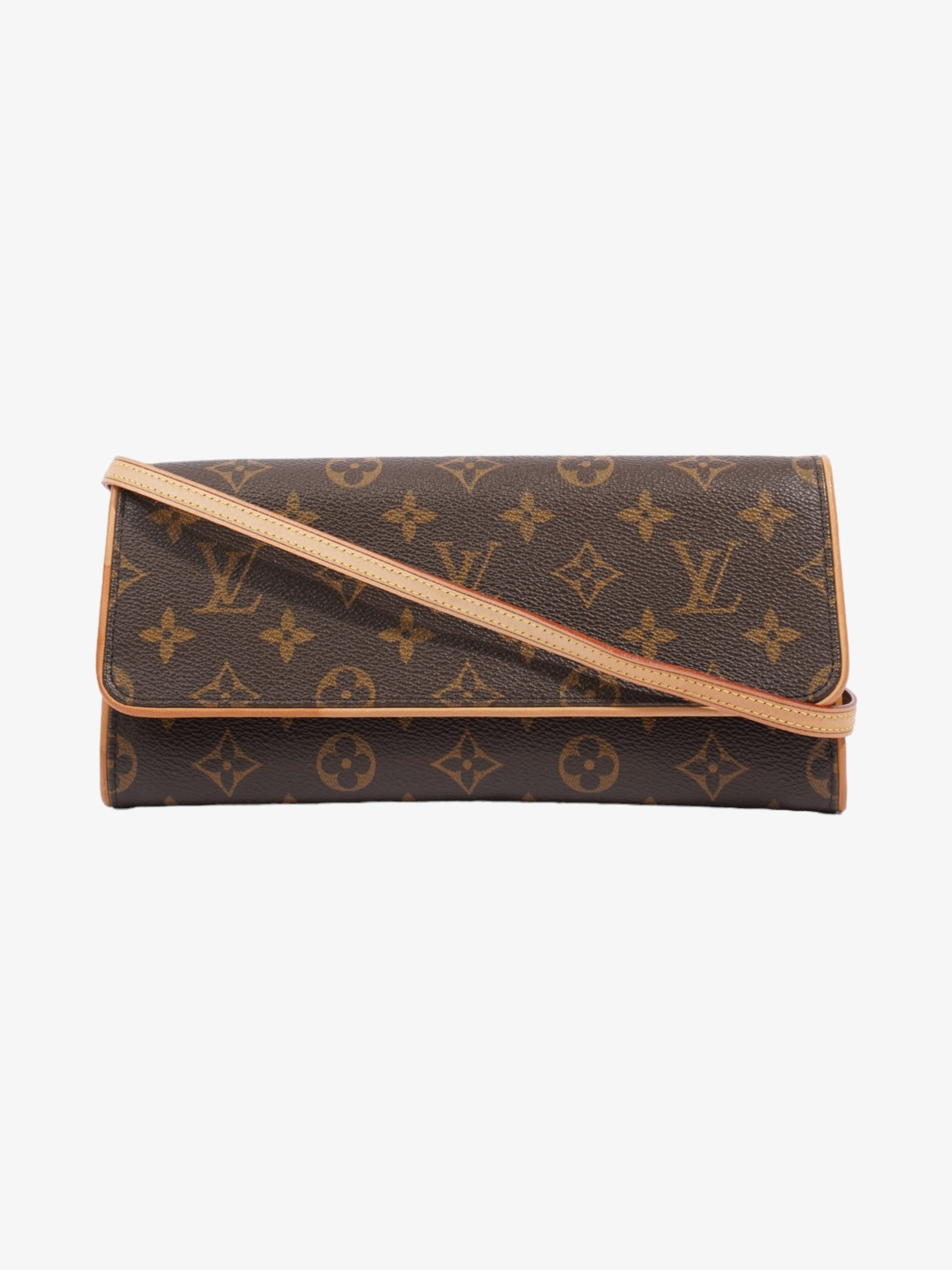 Louis Vuitton Twin Pochette Coated Monogram GM Canvas Coated Canvas Apparel Gm 10