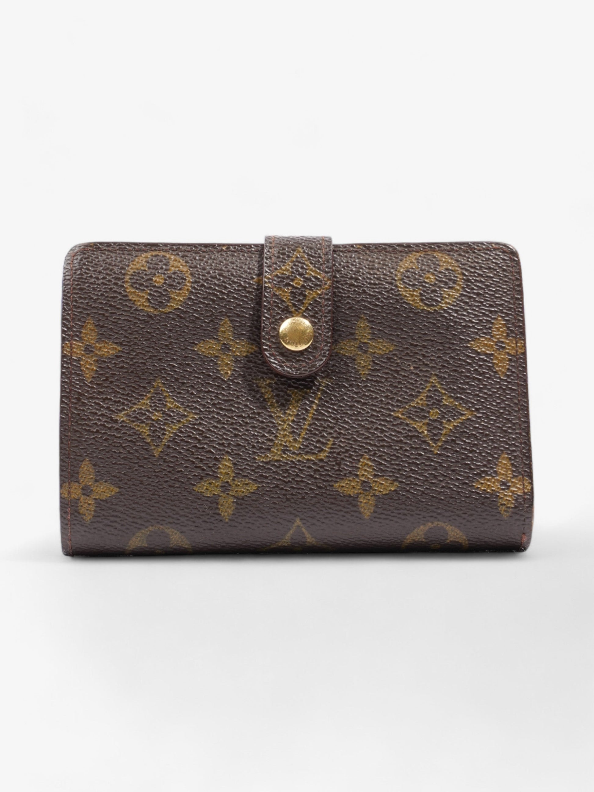 Louis Vuitton Compact Coated Monogram Canvas Coated Canvas Wallet Case 6