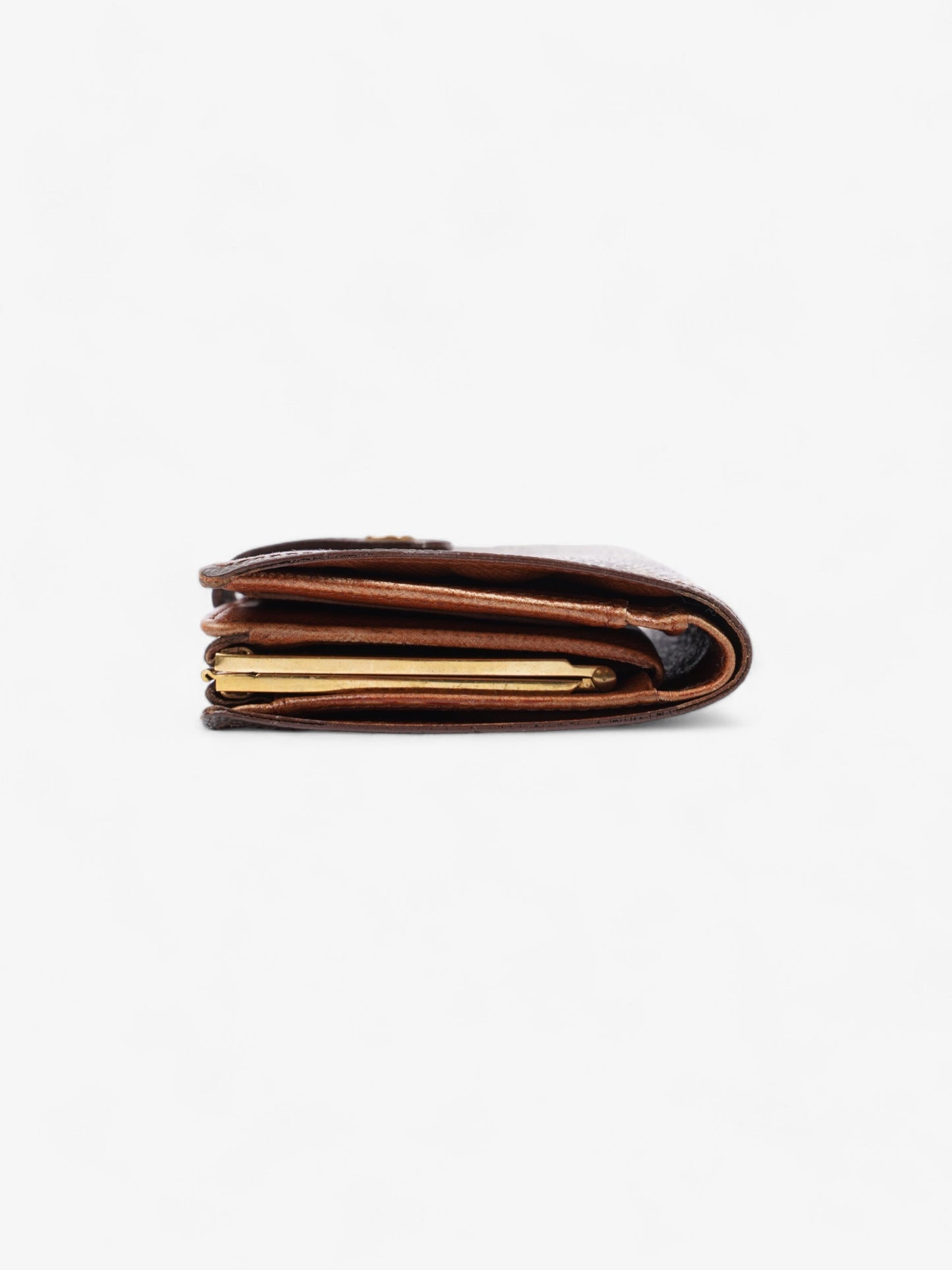 Louis Vuitton Compact Coated Monogram Canvas Coated Canvas Wallet Case 6