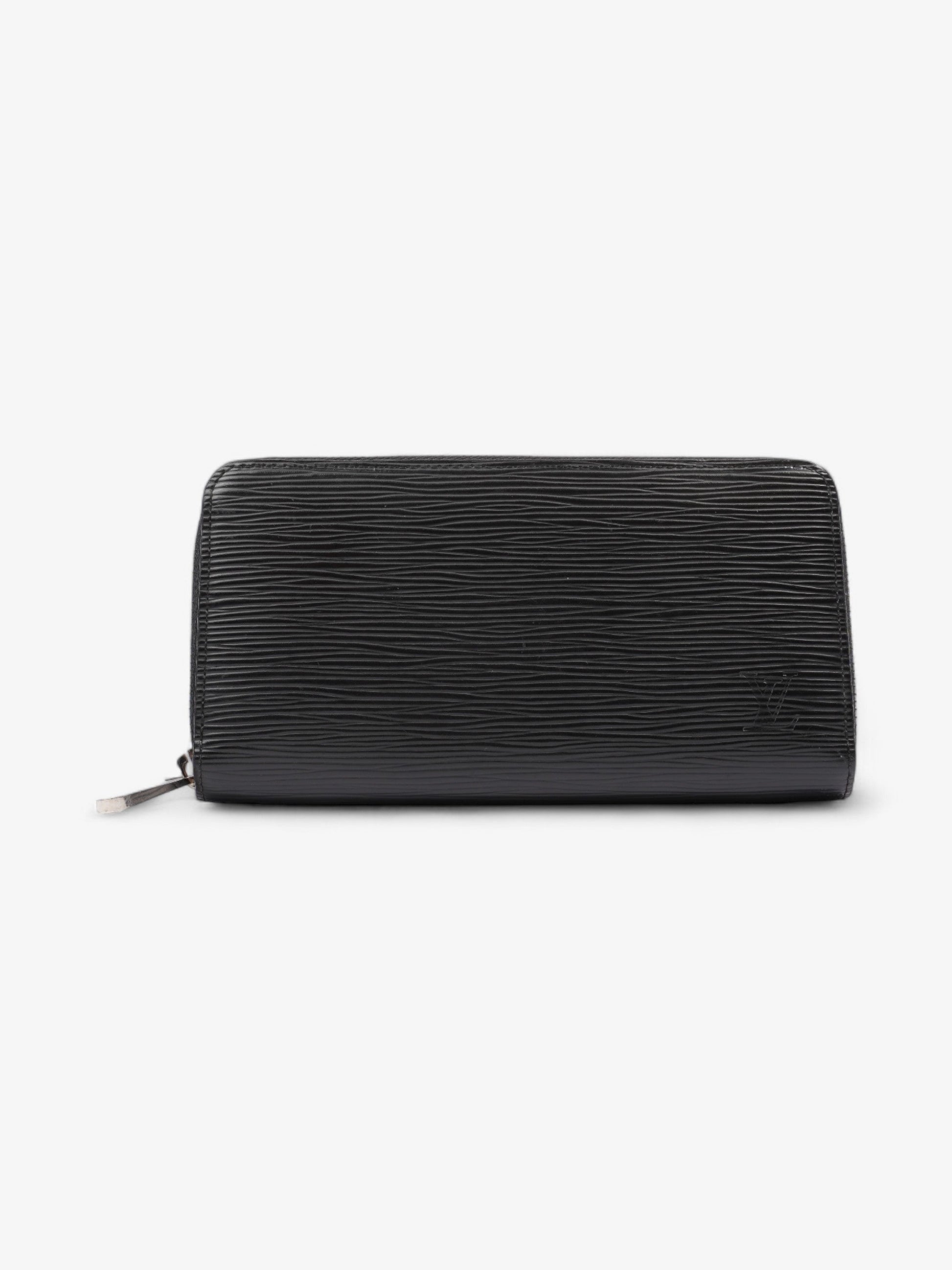 Louis Vuitton Zippy Epi Leather Black Wallet Case 5