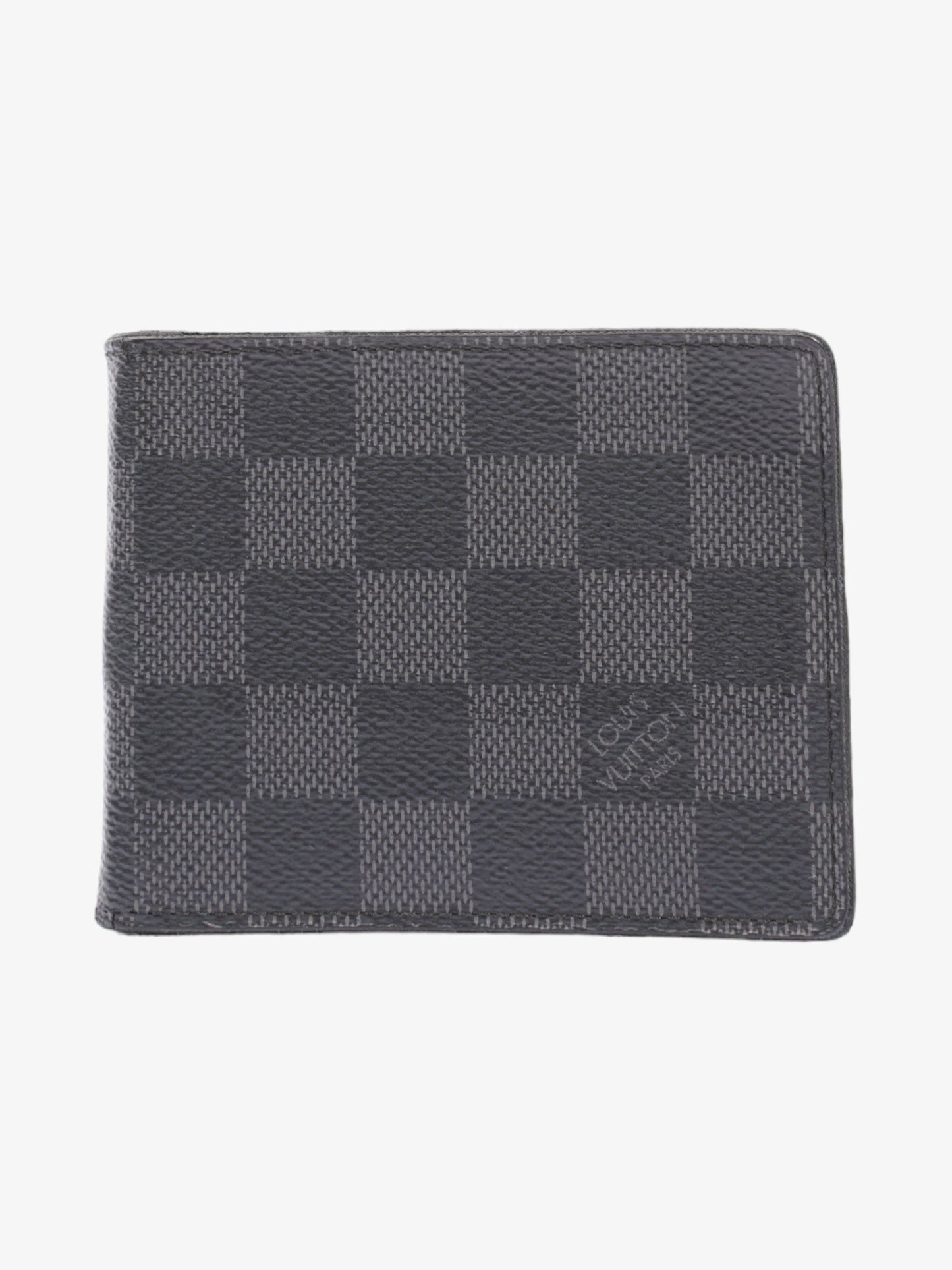 Louis Vuitton Porte Feuille Pans Graphite Coated Damier Canvas Coated Canvas Apparel