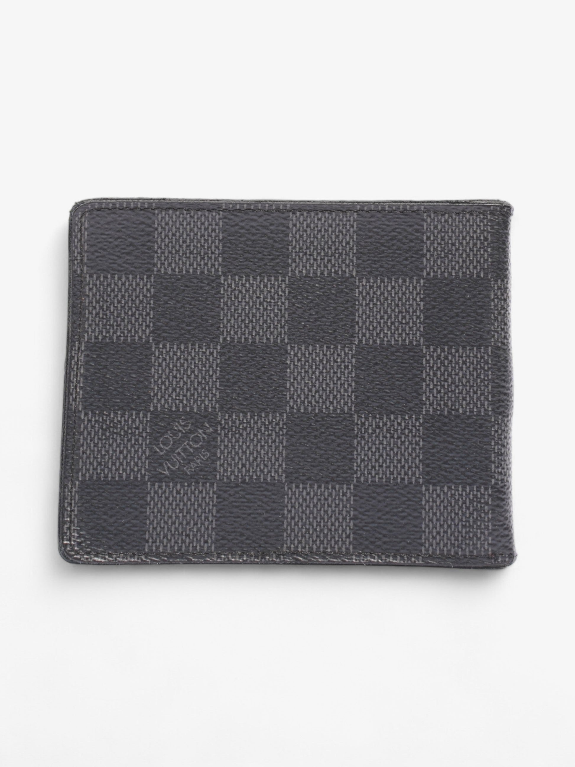 Louis Vuitton Porte Feuille Pans Graphite Coated Damier Canvas Coated Canvas Apparel