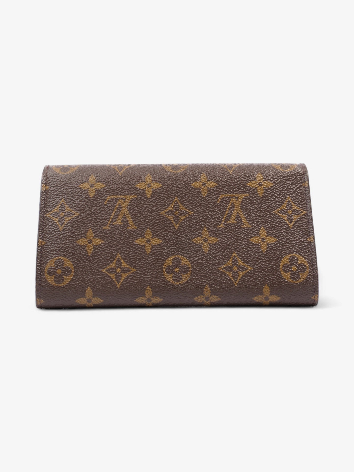 Louis Vuitton Porte Tresor International Long Coated Monogram Canvas Coated Canvas Wallet Case