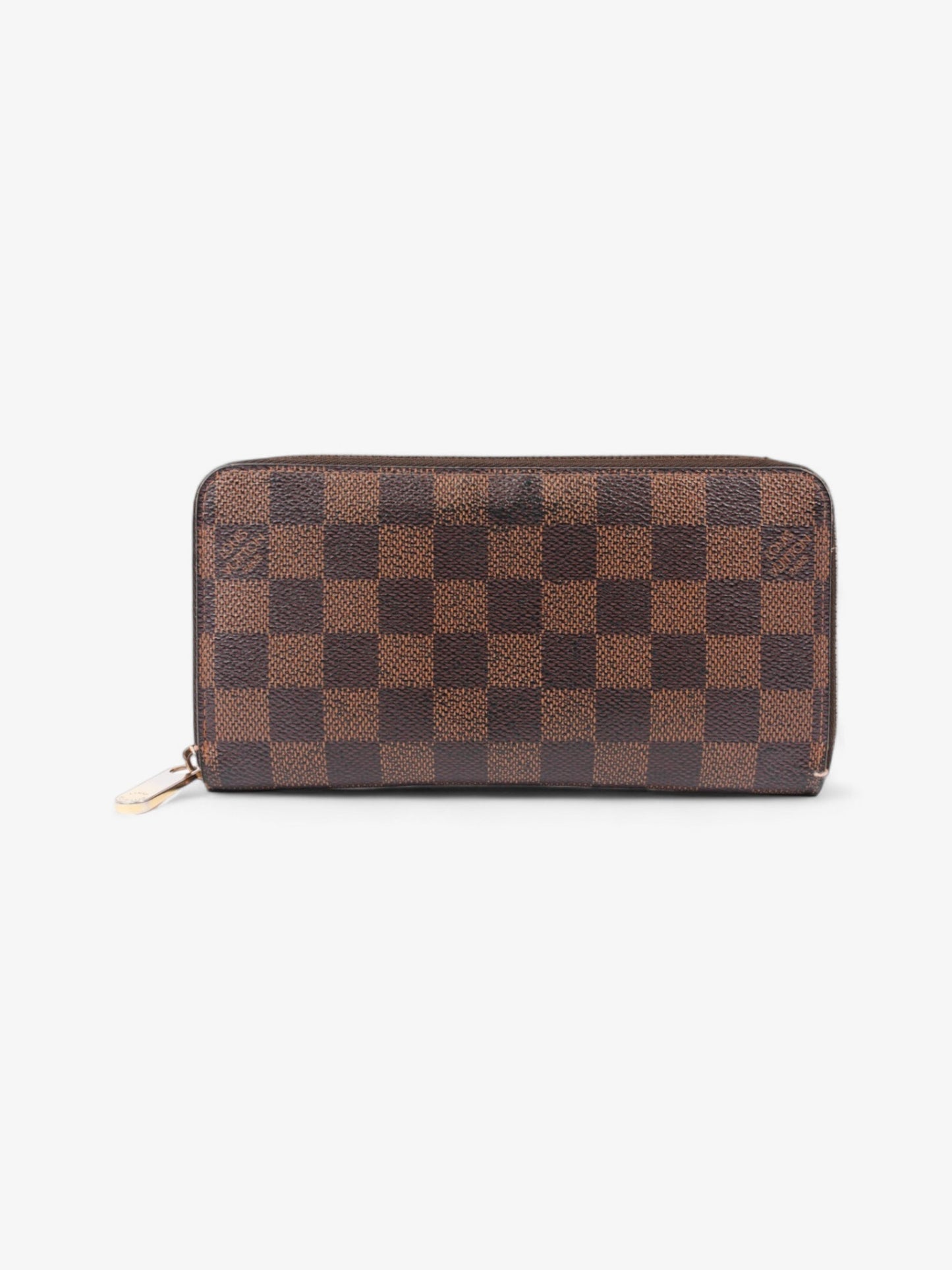 Louis Vuitton Zippy Ebene Coated Damier Canvas Coated Canvas Wallet Case Canvas 5