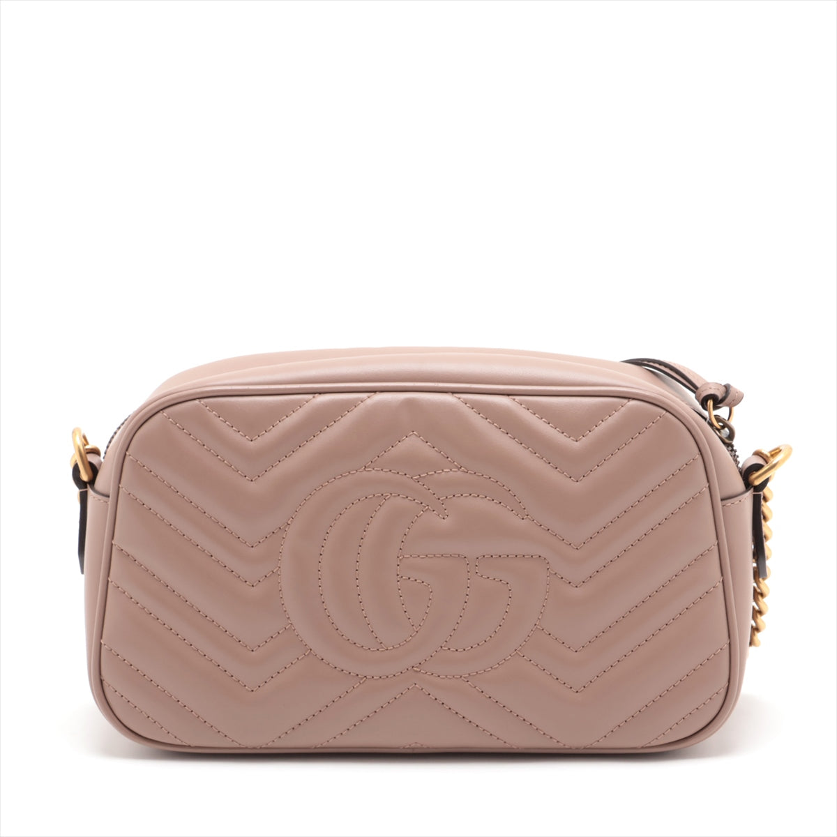 Gucci Beige GG Marmont Matelasse Small Shoulder Bag [Clearance Sale]