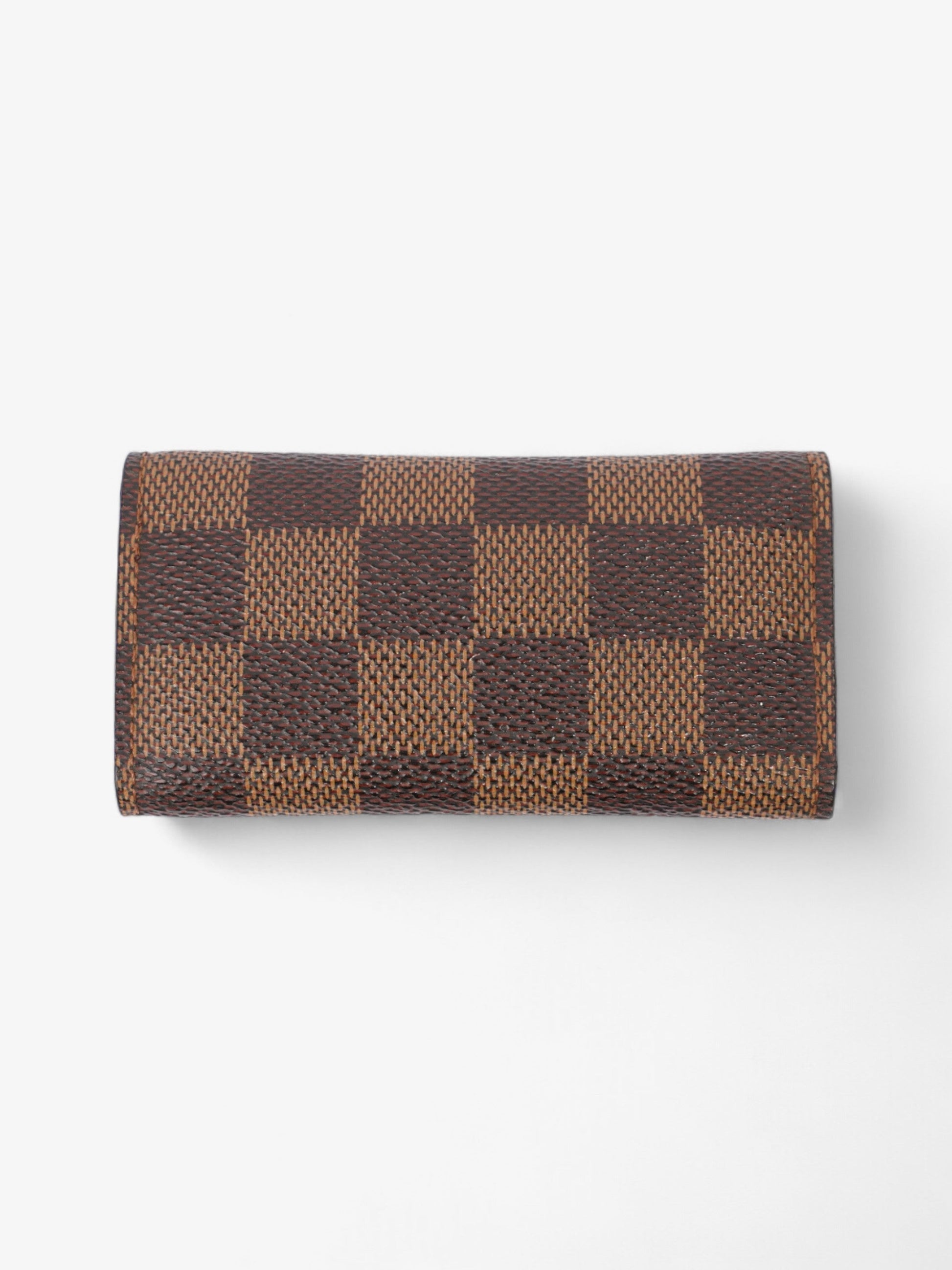 Louis Vuitton Multicles 4 Holder Ebene Coated Damier Canvas Coated Canvas Apparel